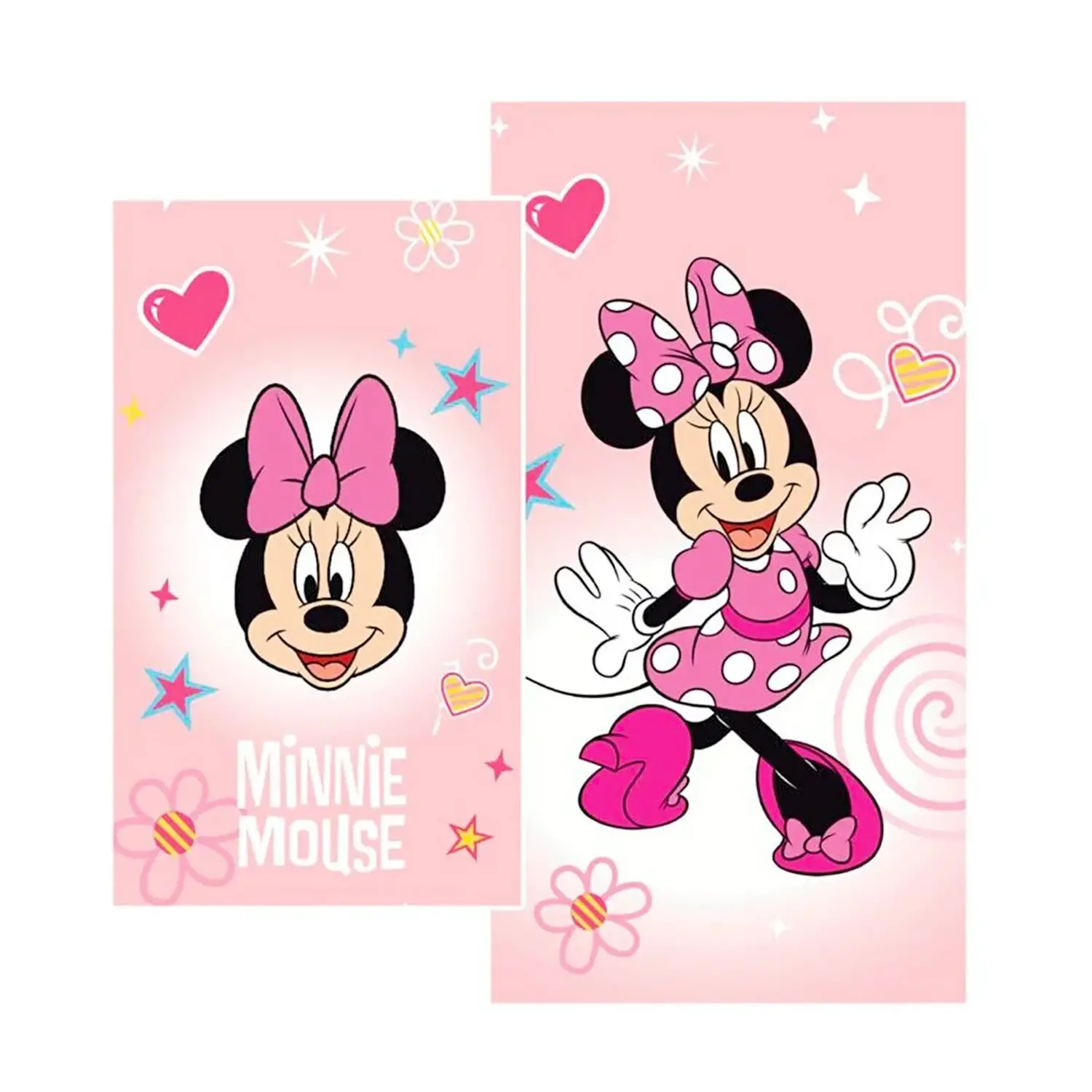 Set Asciugamani Spugna Minnie 2 Pz - regalo e gadget valigeria