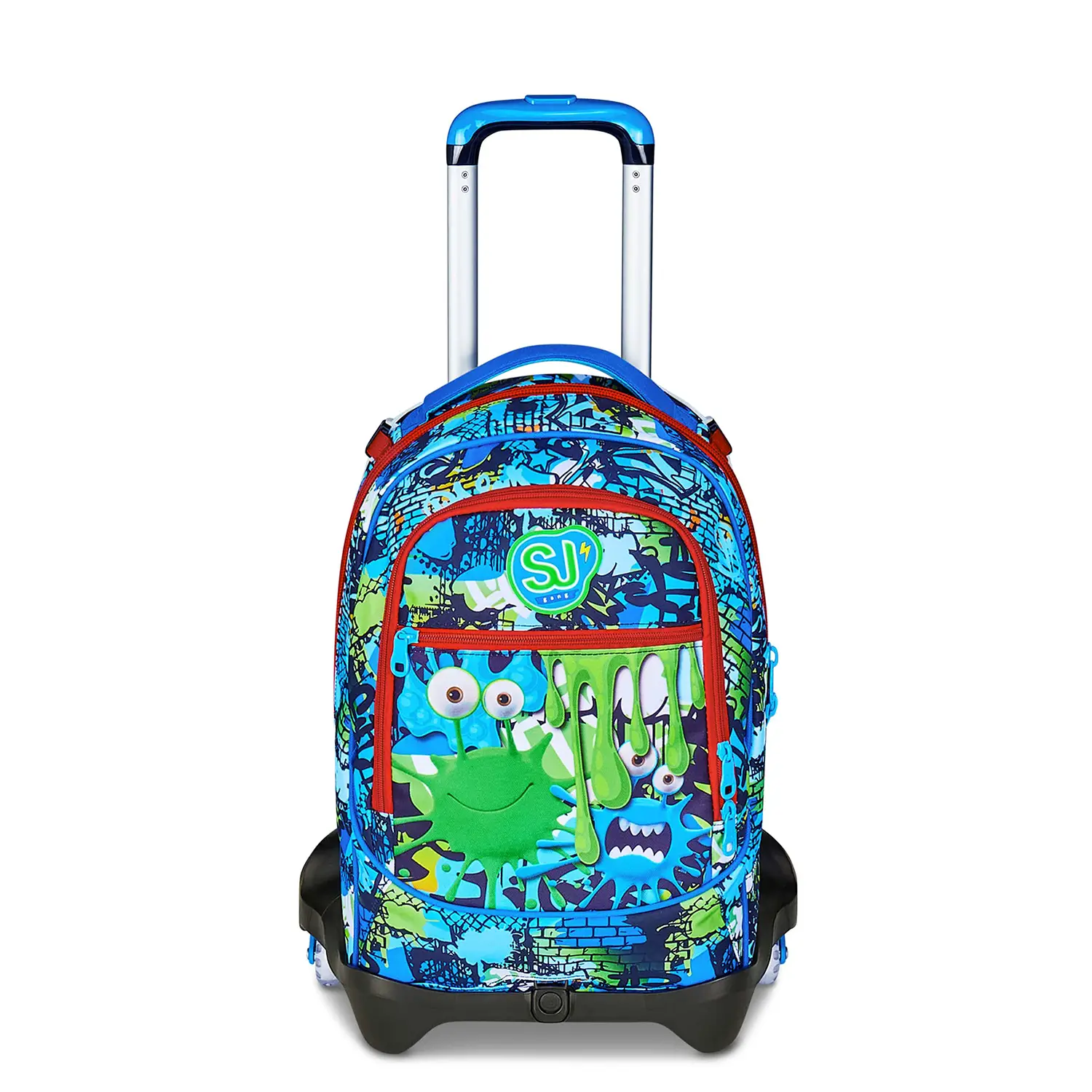 Sj Gang Fantasys Boy Zaino Scuola Trolley Jack-3wd+ - zaini trolley