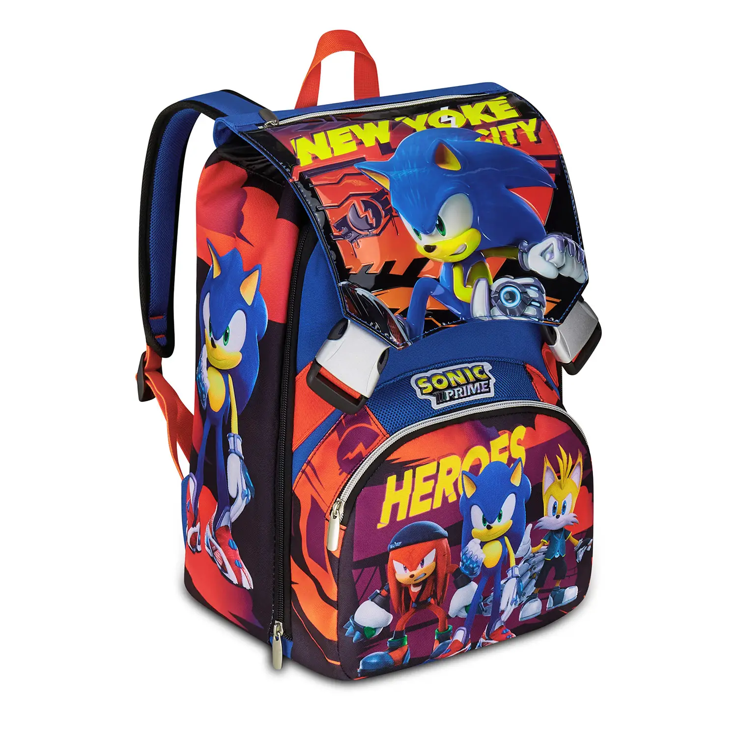 Sonic Prime Zaino Scuola Sdoppiabile Big - zaini scuola