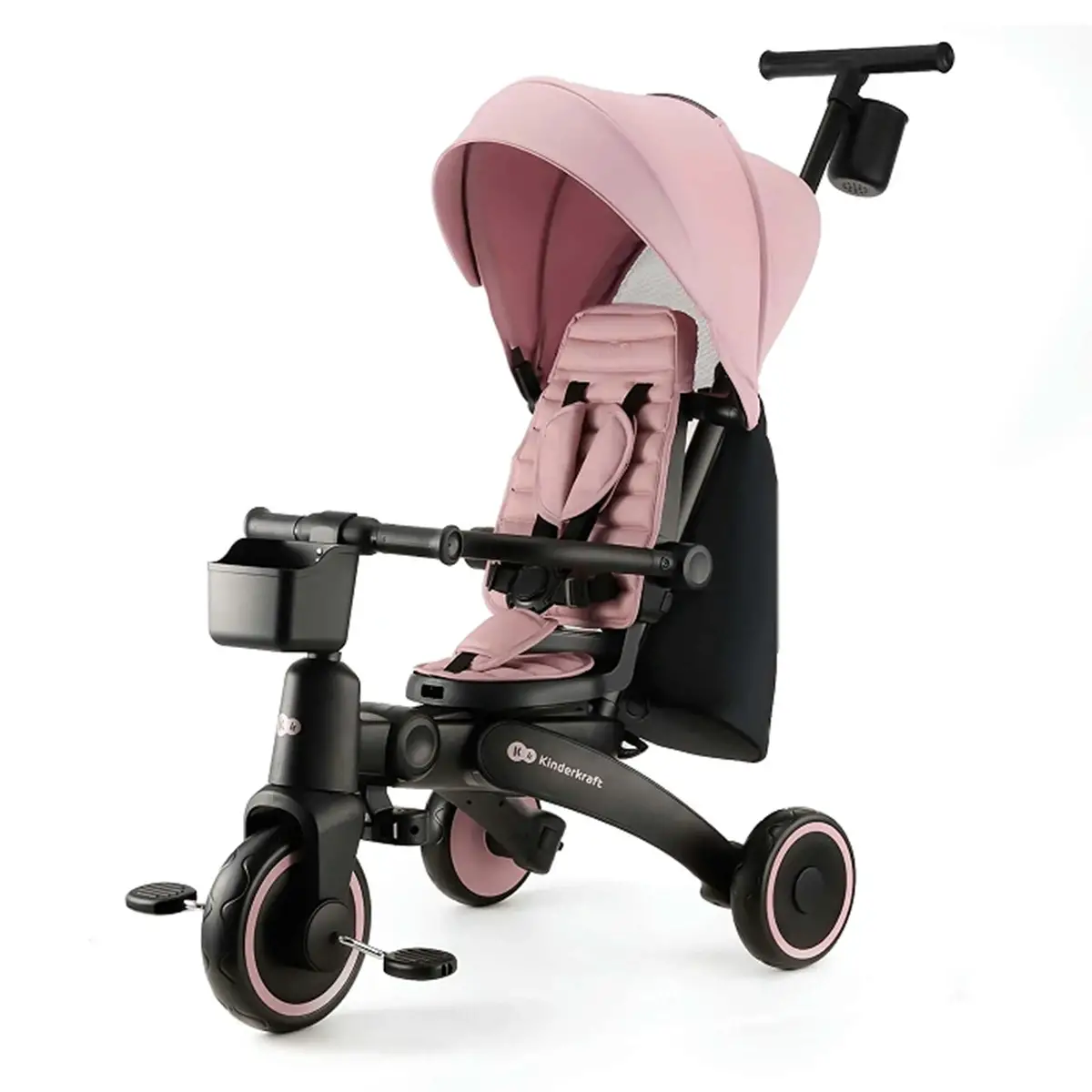 Triciclo Pieghevole Kinderkraft JAZZ 2 Pink - Tricicli e primi passi