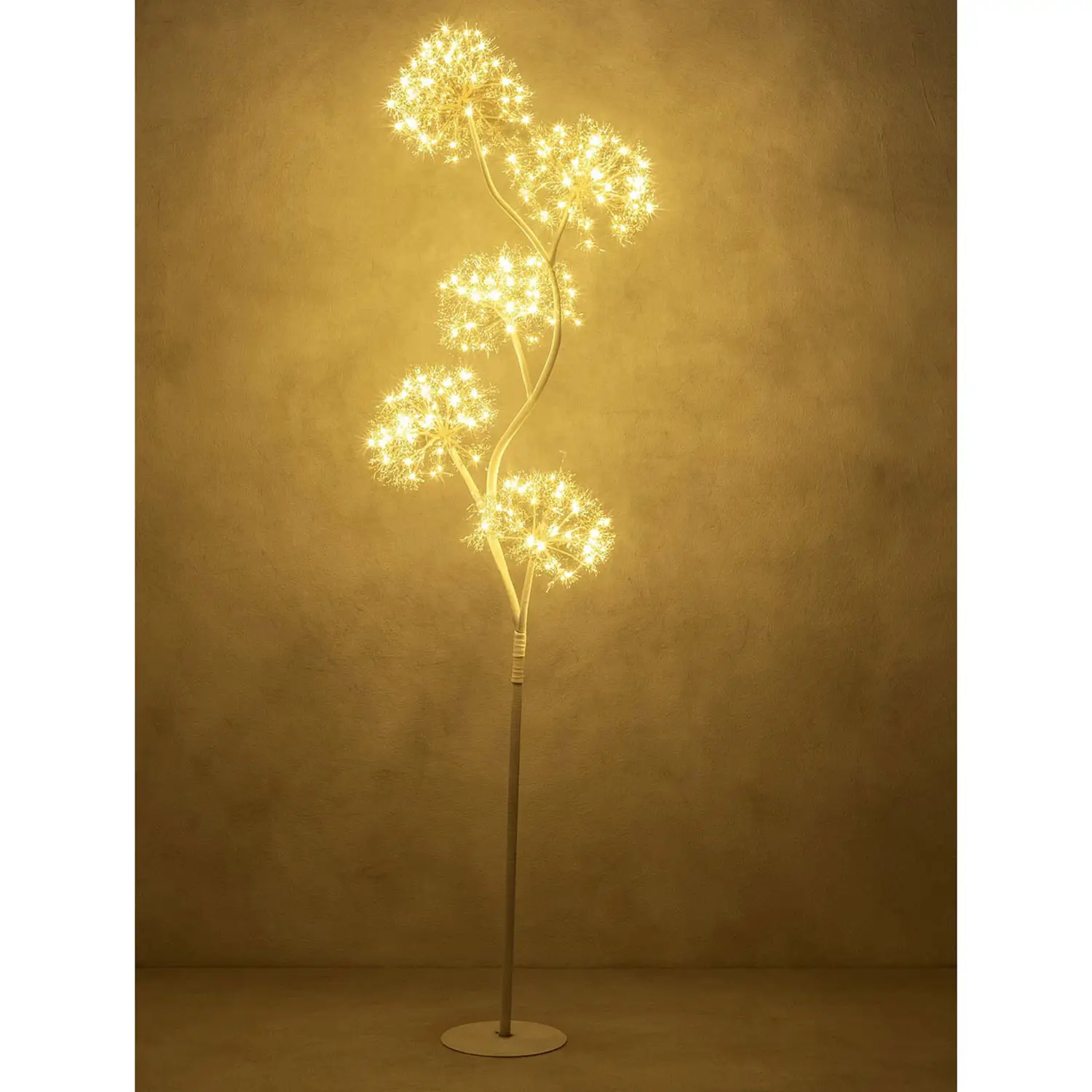 Albero Ramo Bianco 5 Sfere H170 cm 1800 MicroLED - alberi led di design