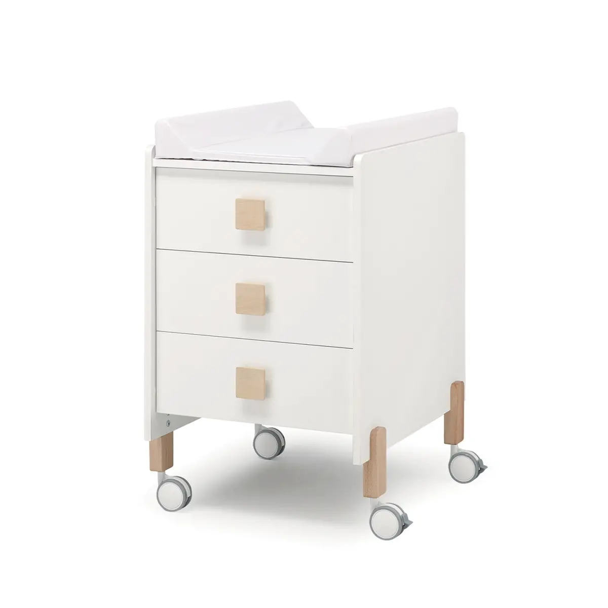 Fasciatoio Erbesi Little Bianco Naturale - Zona cambio e bagno