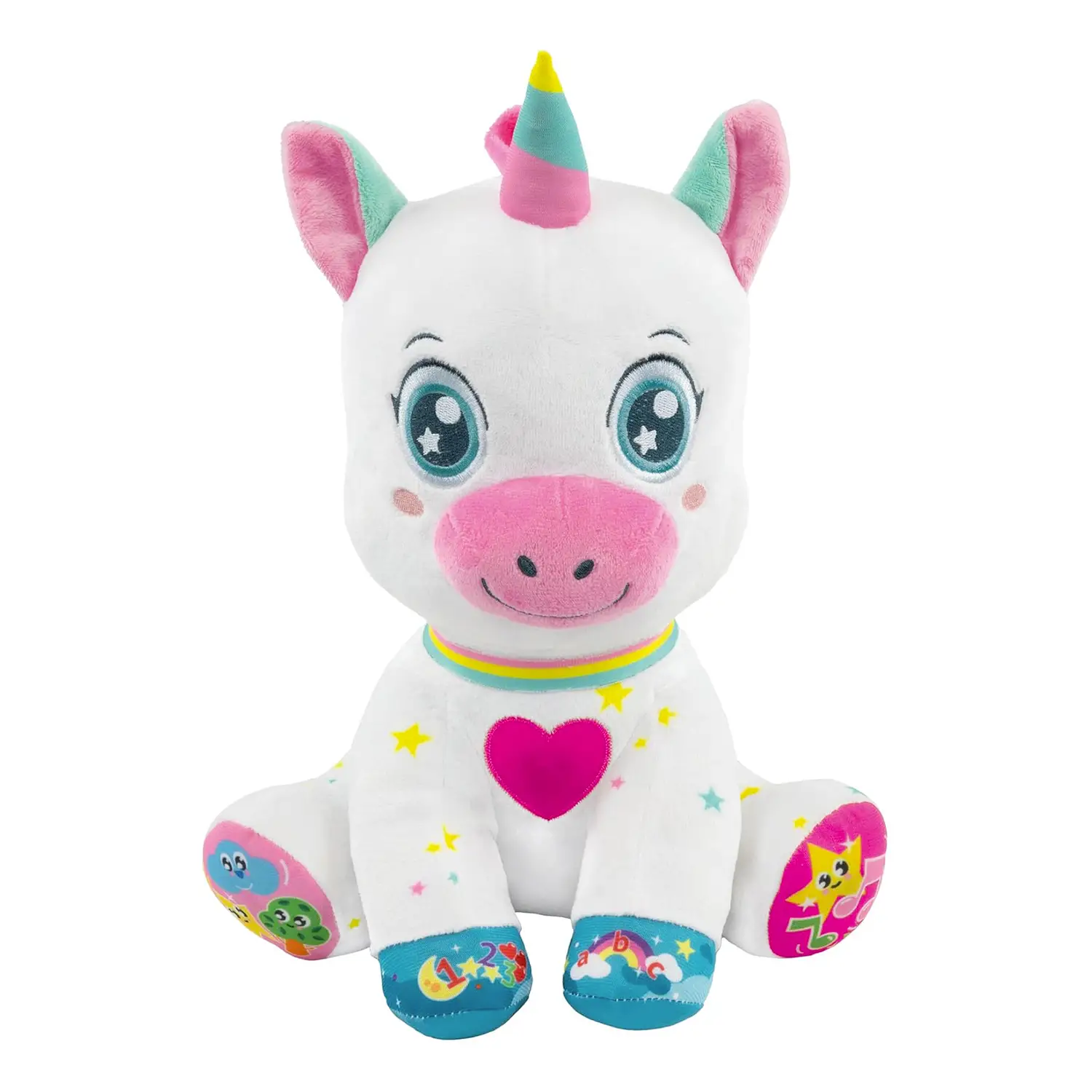 Clementoni Baby Scintilla l'Unicorno Canta e Brilla - Gioco Musicale - Primi giochi