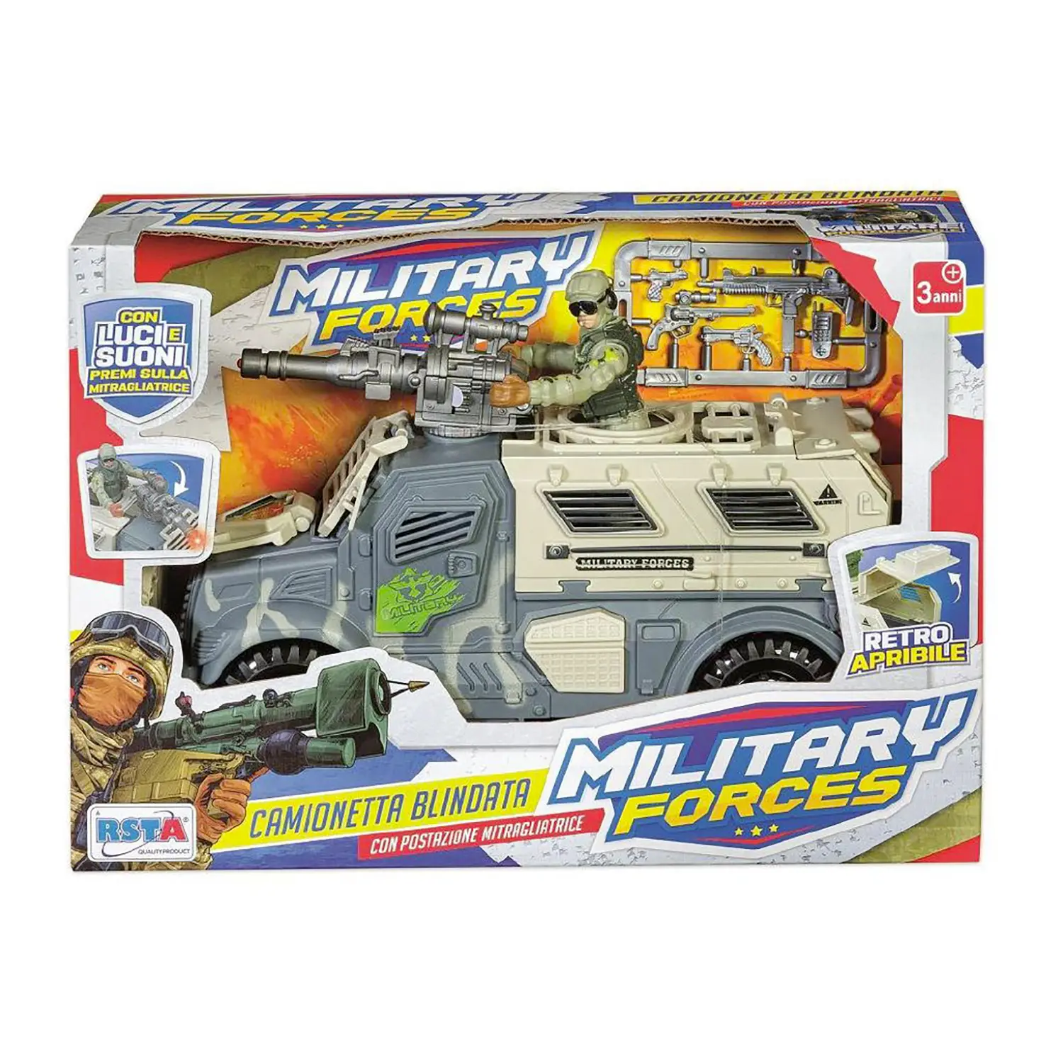 Playset Camionetta Blindata Con Luci E Suoni - play set