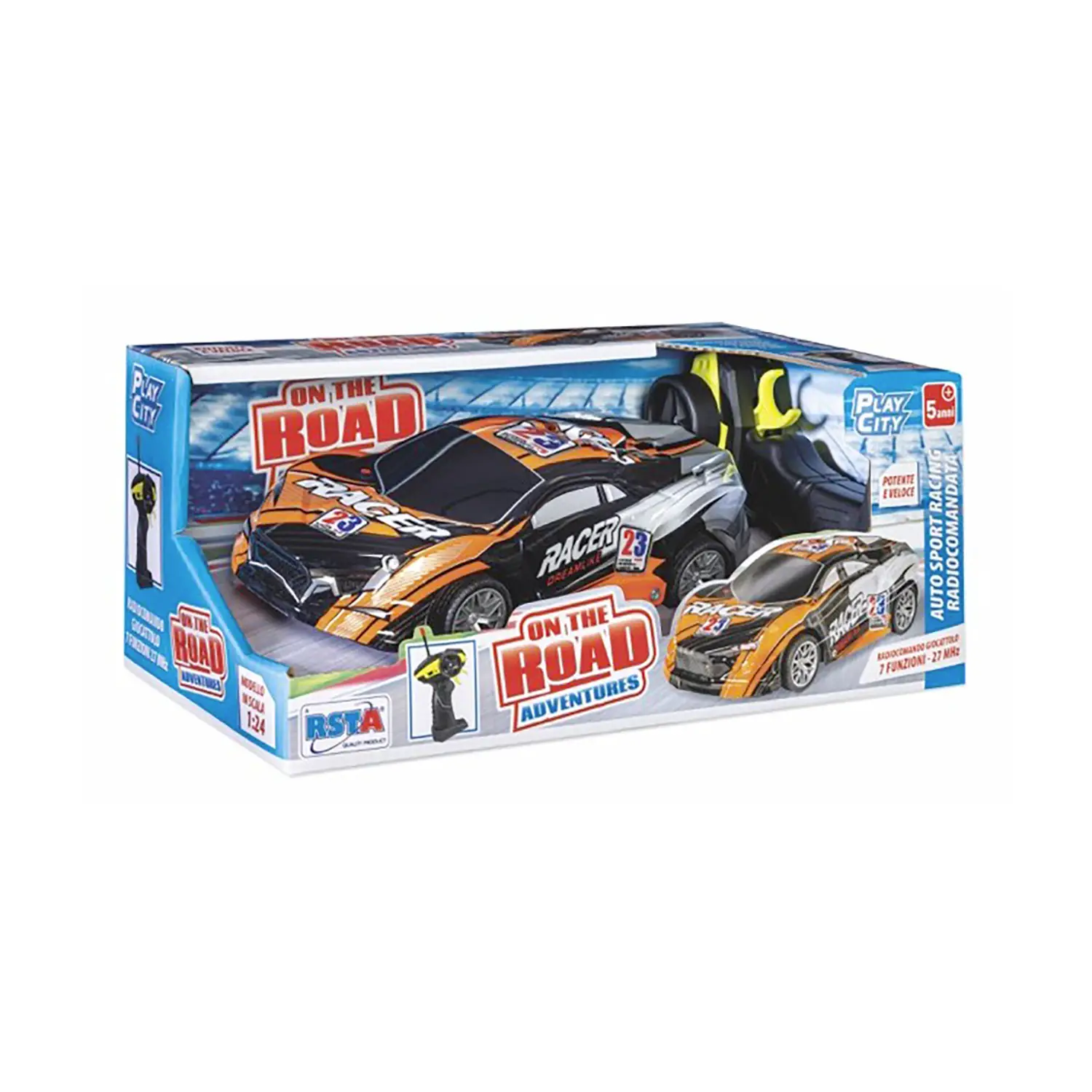 Auto R/C Sportiva On The Road - radiocomandi