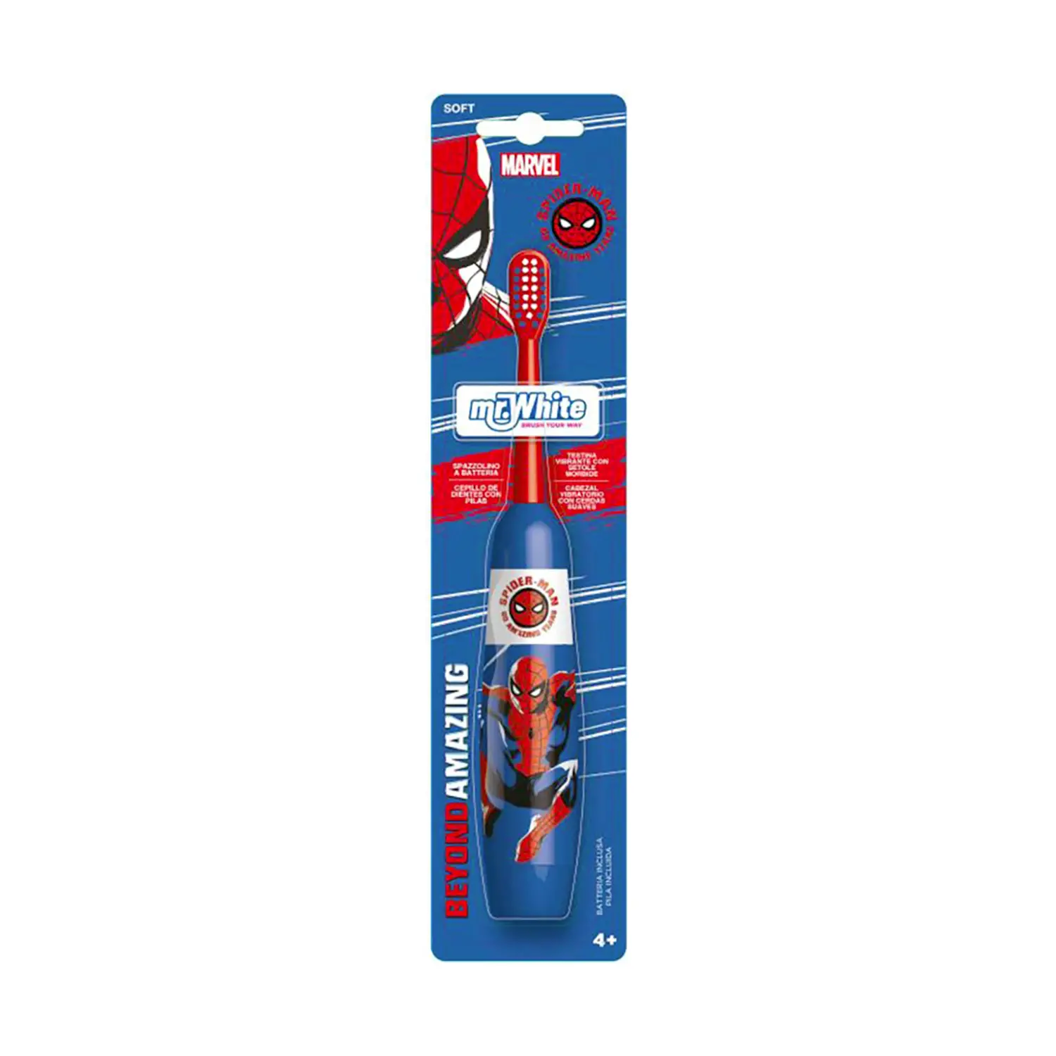 Spazzolino Denti A Batteria Spiderman - igiene