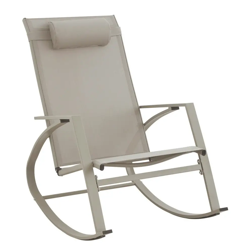 Poltrona a Dondolo Demid New Tortora Bizzotto - amache e dondoli