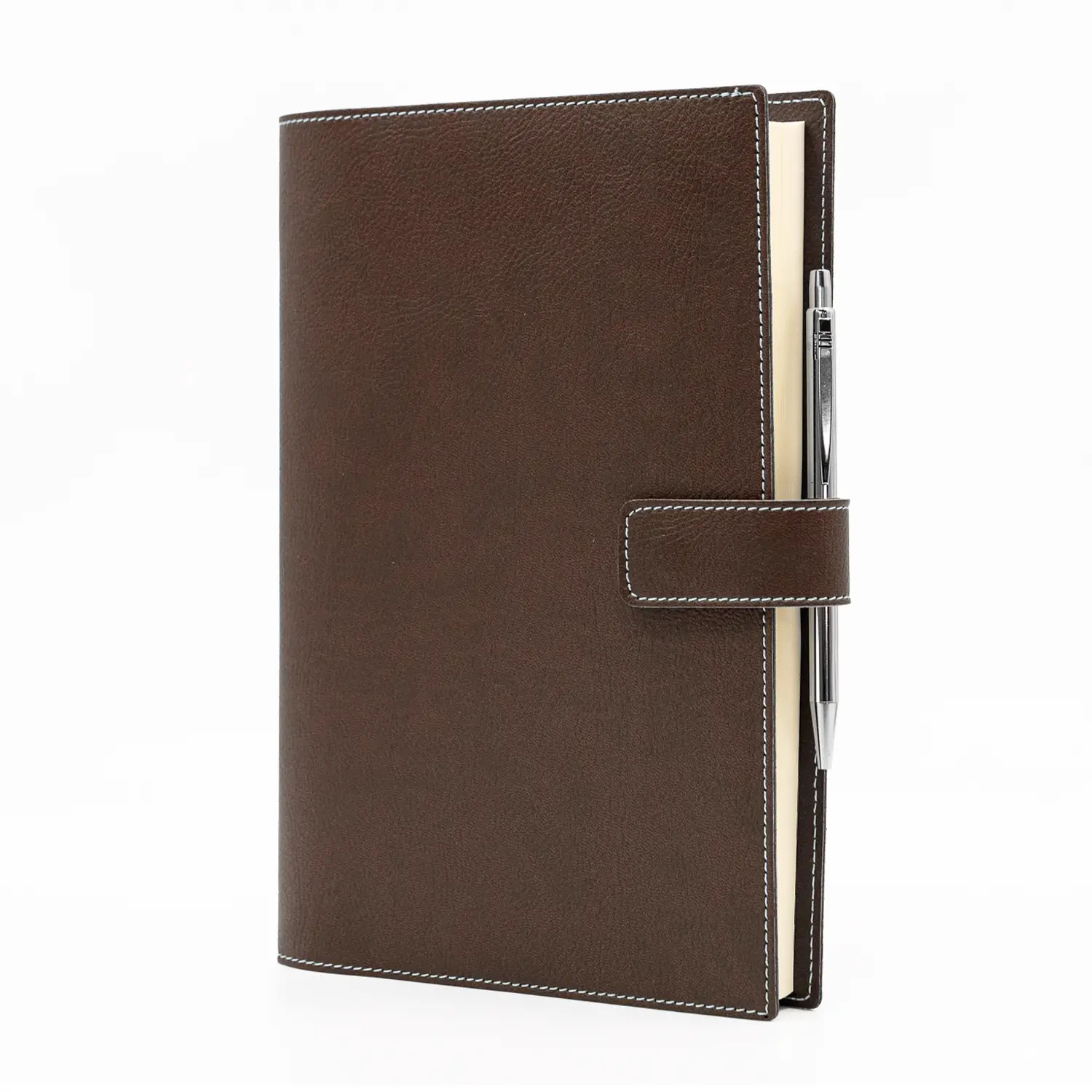 Agenda Giornaliera Timeless Similpelle 17x24 Marrone - agende