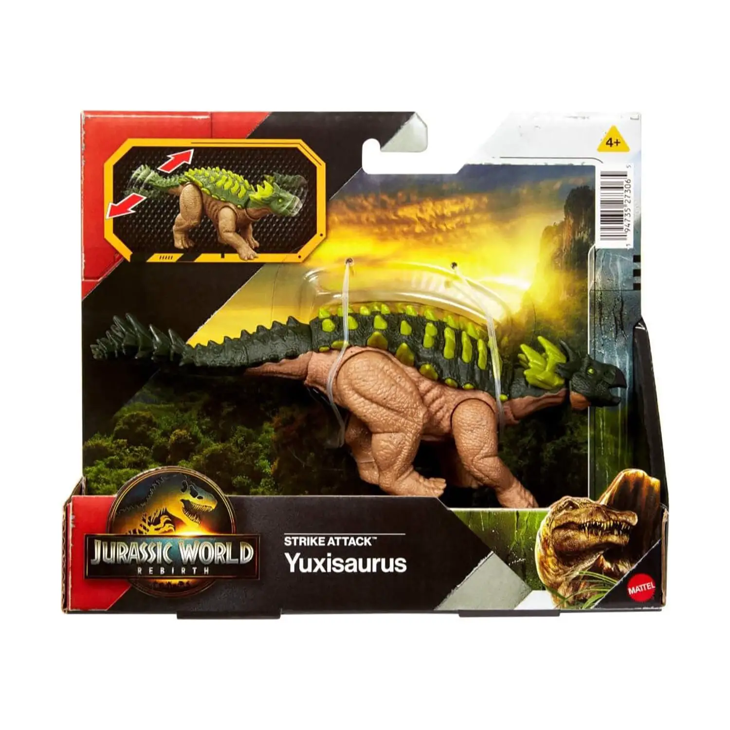 Jurassic World Rebirth Attacco Fatale Yuxisaurus - action figures ed accessori