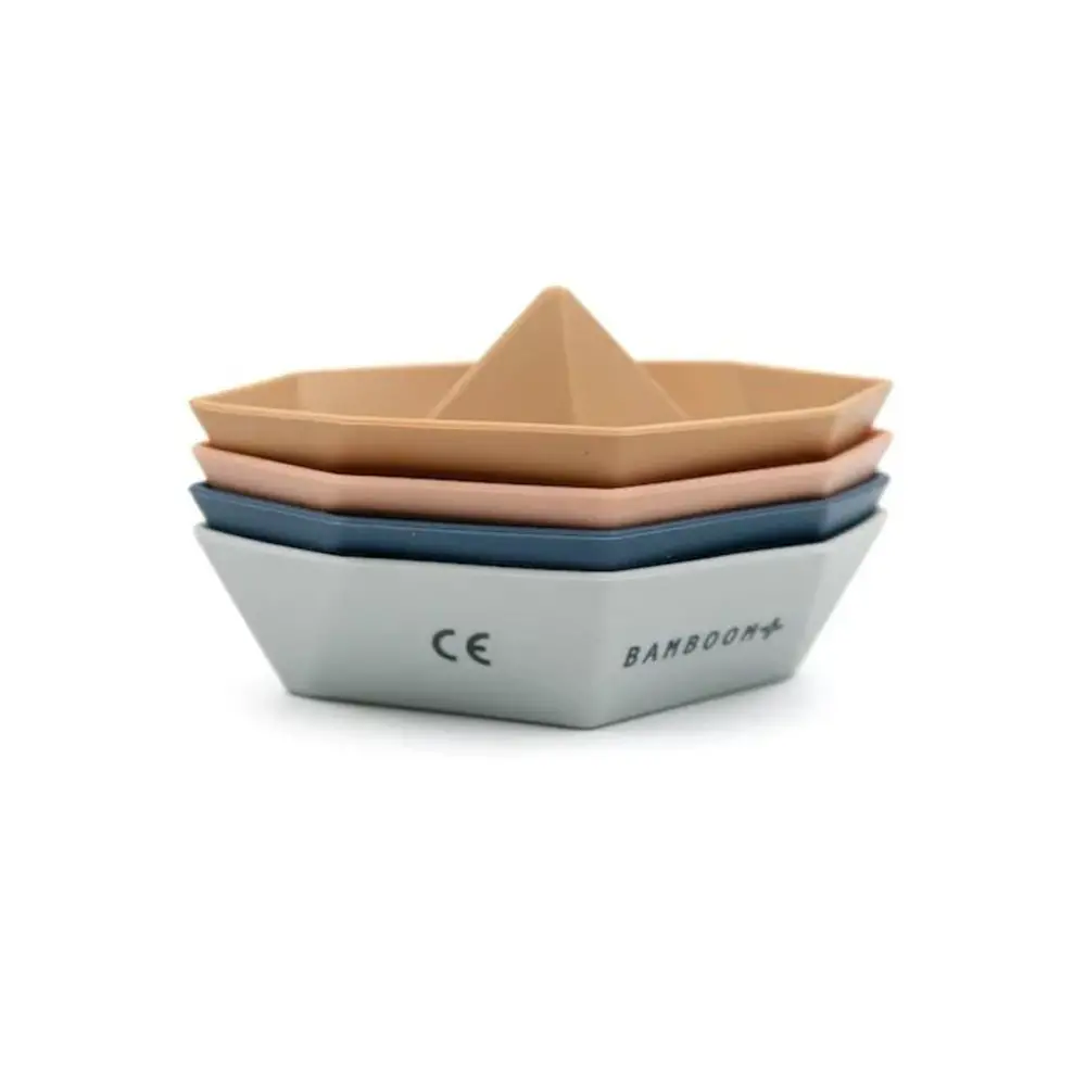 Bamboom Barchette per Bagnetto Multicolor Set 4 Pezzi - estivo mare