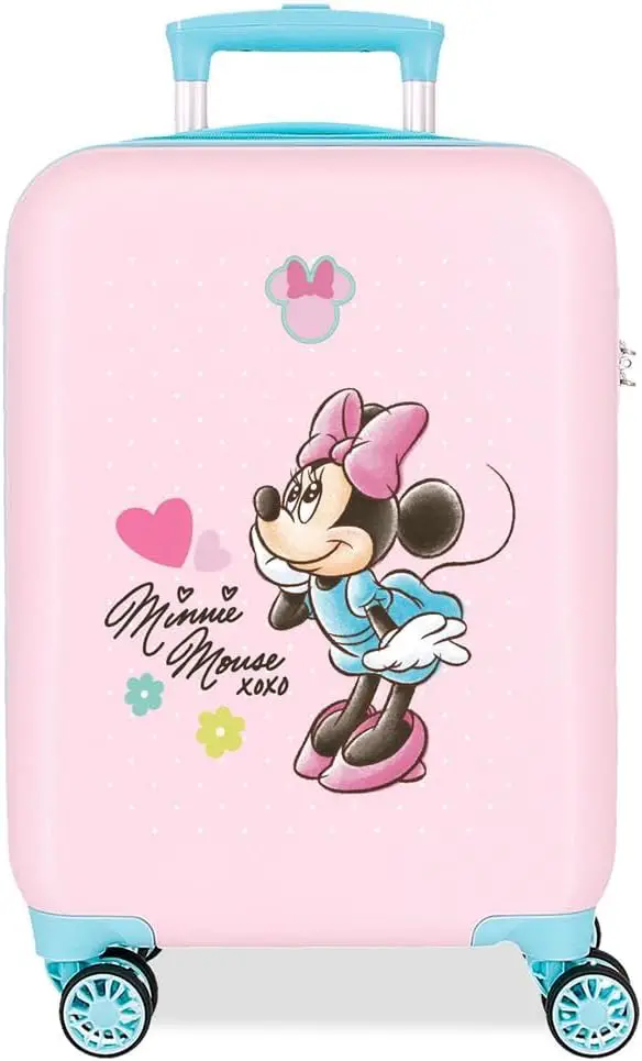 Minnie Imagine Trolley 50cm ABS 4 Ruote Rosa Turchese - regalo e gadget valigeria