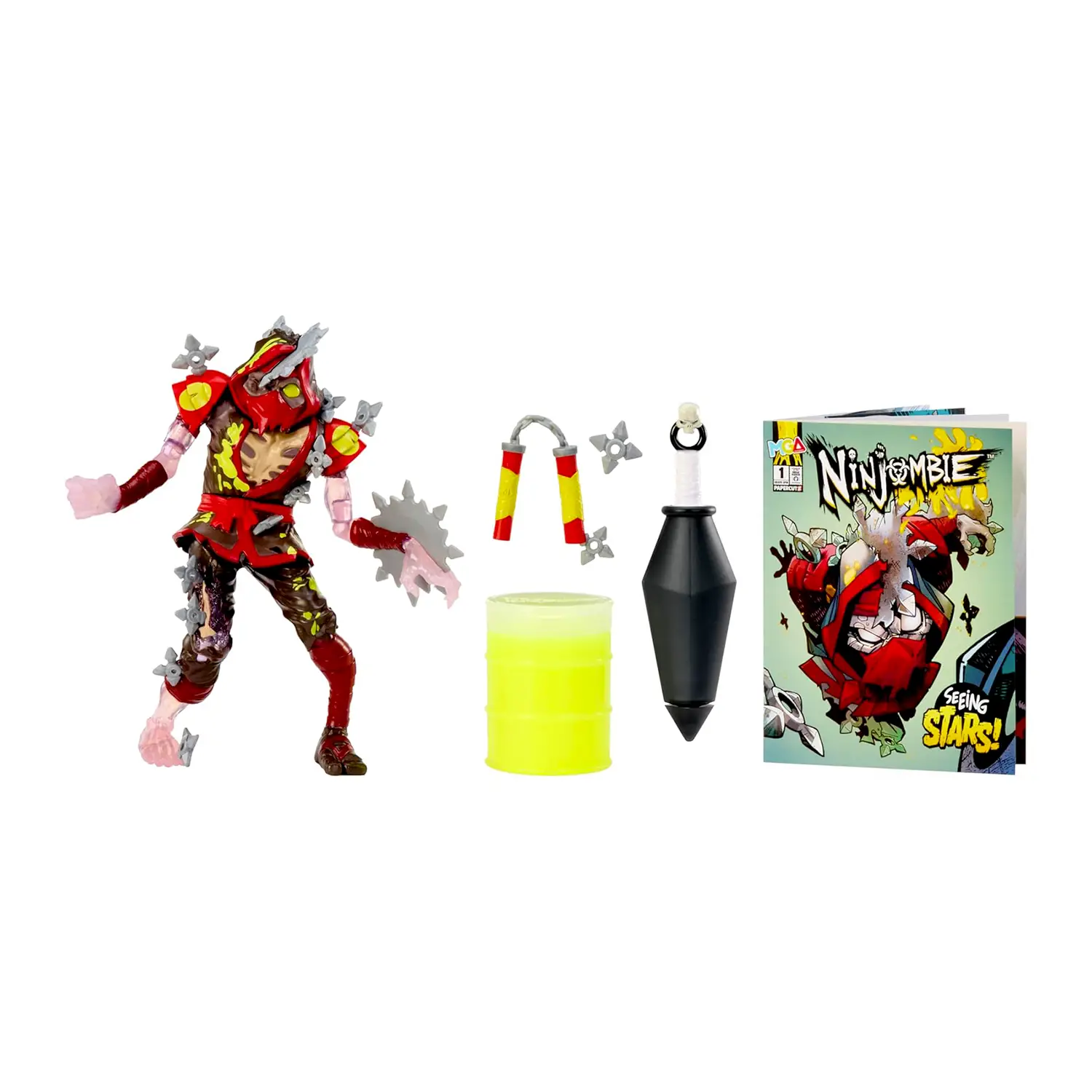 Ninjombie Action Figure - Grave Spin - action figures ed accessori