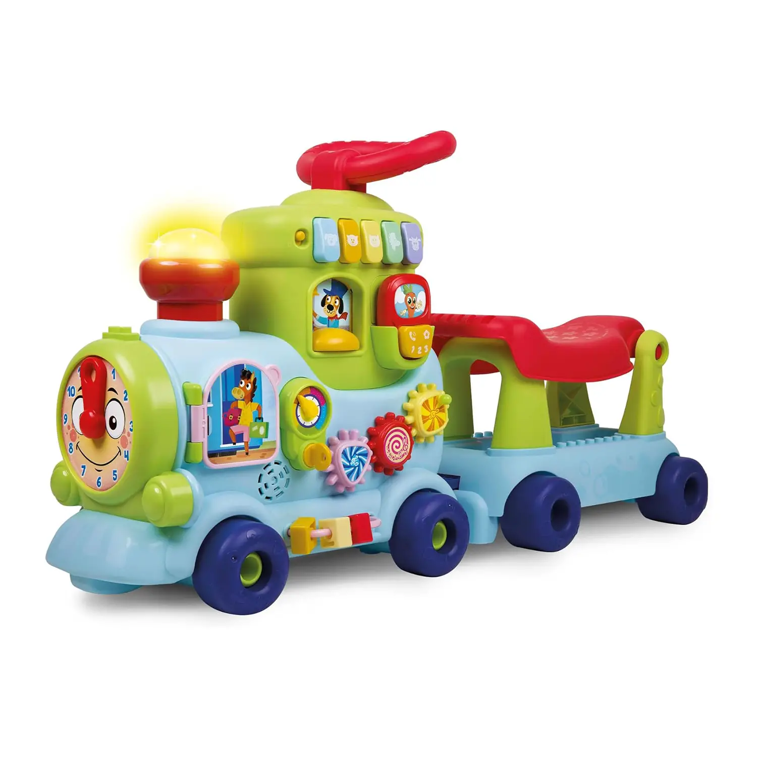 Carotina Baby Trenino dei Giochi 4in1 Cavalcabile Educativo - Primi movimenti