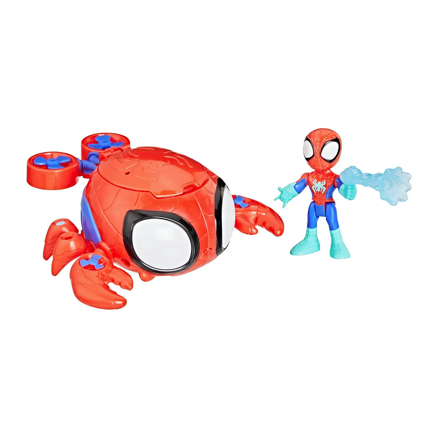 Spidey Waterwebs Sottomarino Spider Crab Con Personaggio - action figures ed accessori