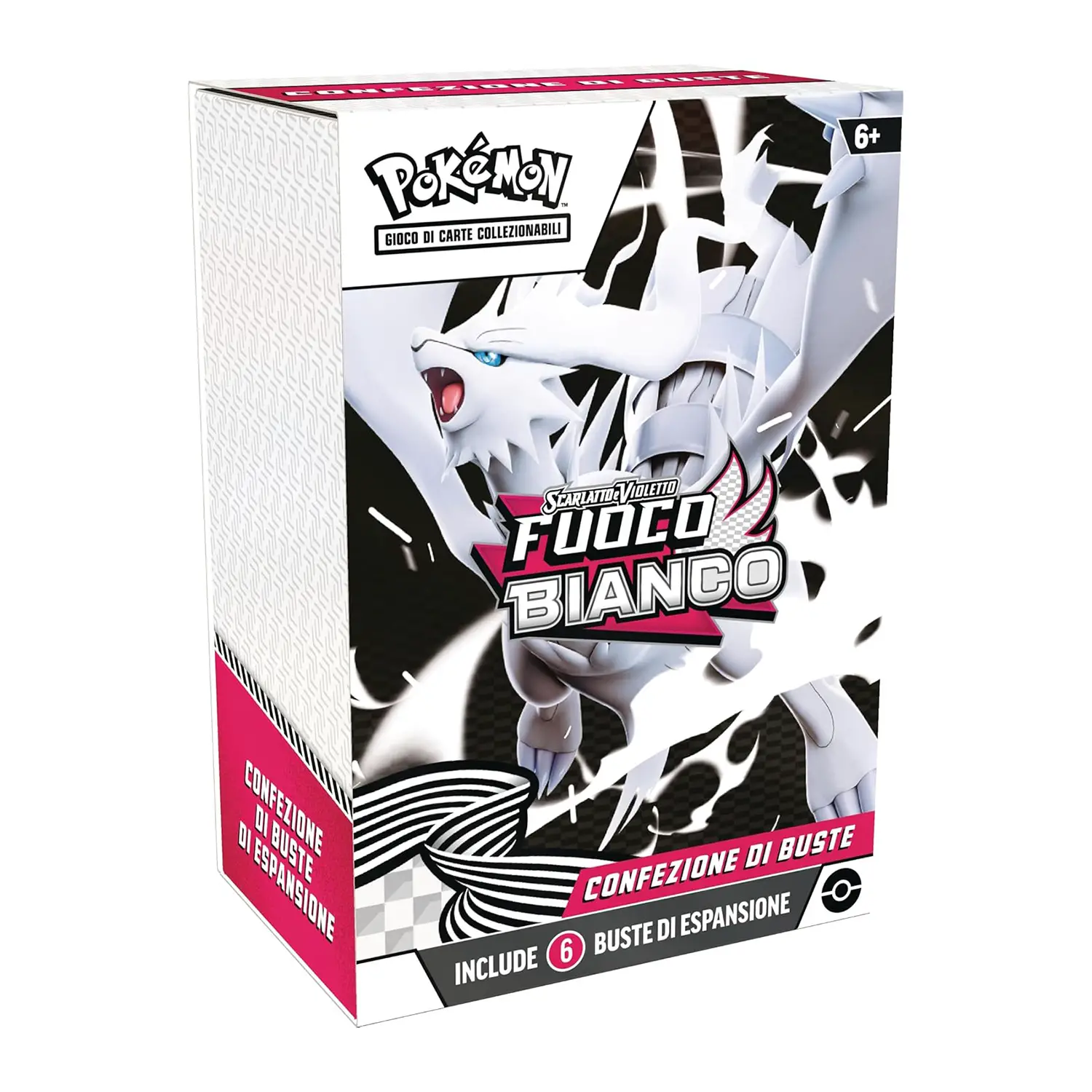 Pokémon GCC Fuoco Bianco – Confezione 6 Buste Espansione - giochi di società