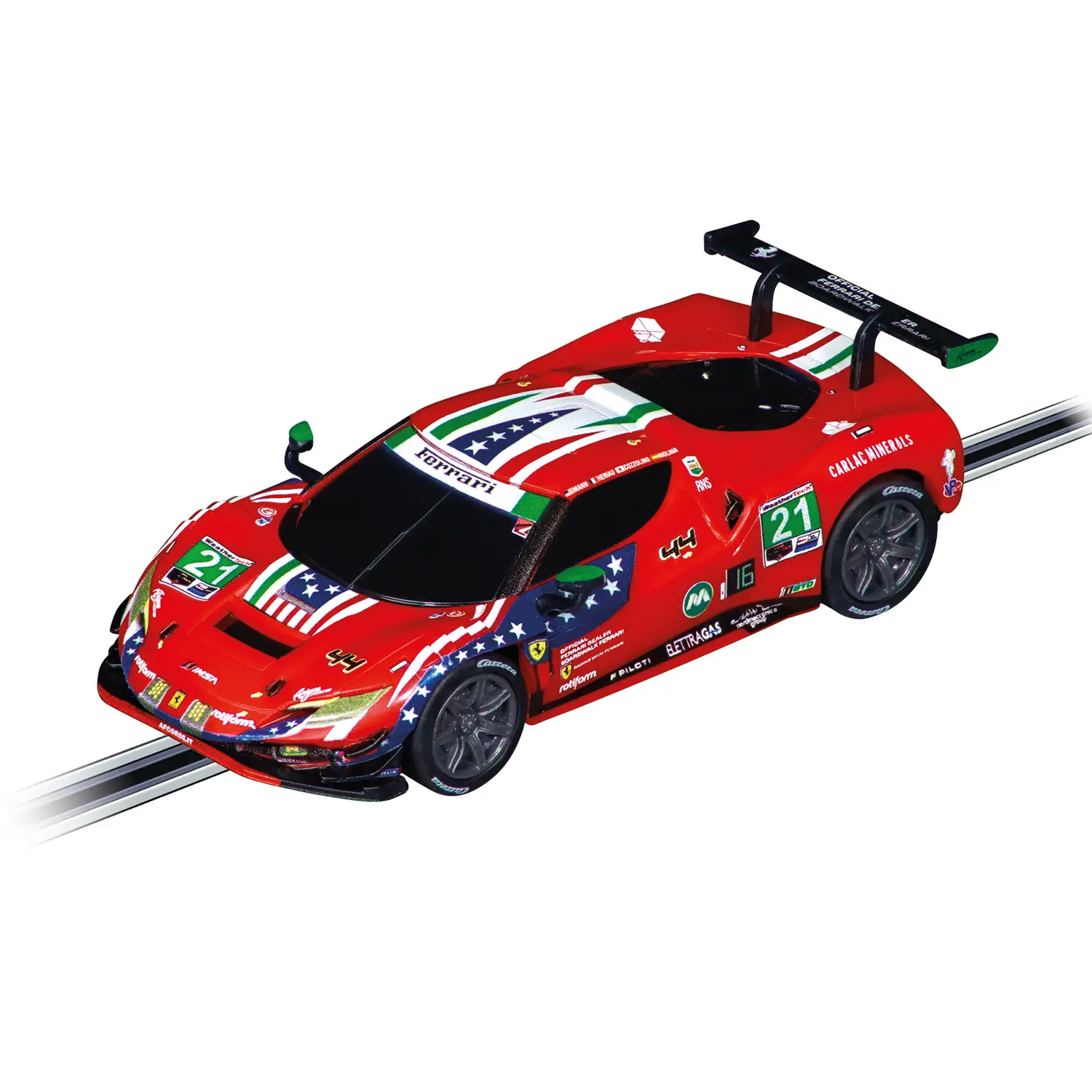 Carrera GO!!! Ferrari 296 GT3 “AF Corse No.21” 1:43 IMSA 2024 - Veicoli, garage e piste