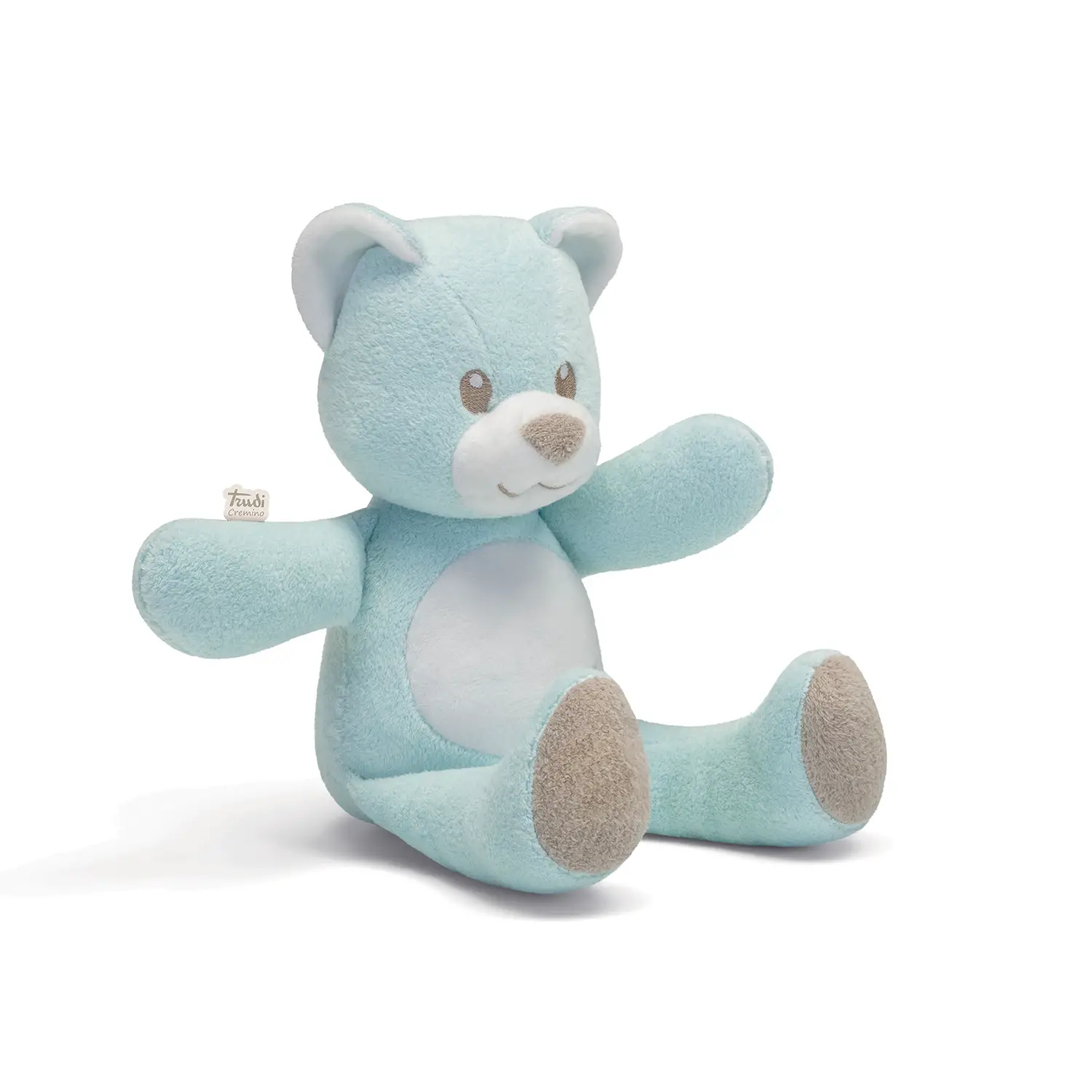 Trudi Orso Cremino Azzurro Taglia S – Peluche Morbido Neonato - peluches 0/36 mesi