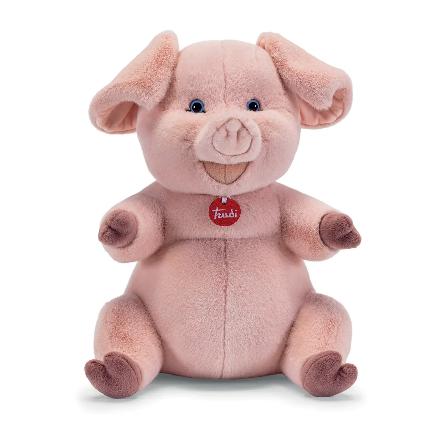 Trudi Maiale Zack L – Peluche Morbido Maialino Portafortuna 27x36x26 cm - peluches 0/36 mesi