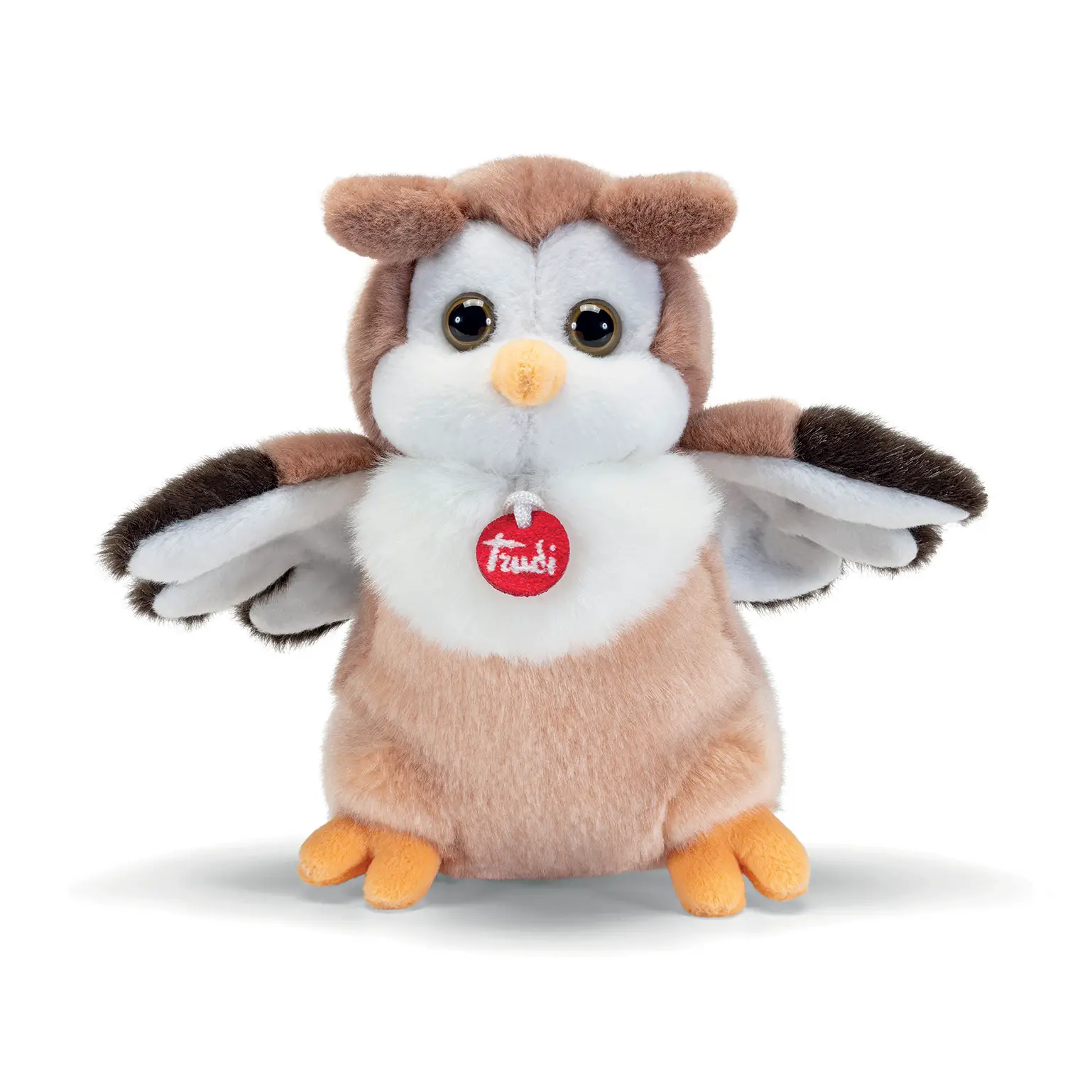 Trudi Gufo Gek S – Peluche Morbido Animali del Bosco 20x20x15 cm - peluches 0/36 mesi