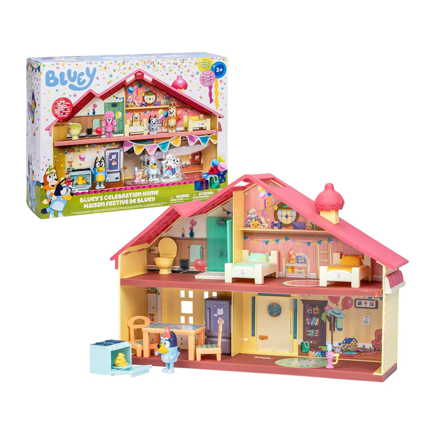 Bluey Celebration Home Casa delle Feste con Accessori e Personaggio - action figures ed accessori