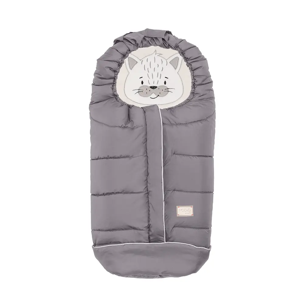 Sacco Termico Junior Cuccioli per Passeggino Grigio Chiaro Moovo By Nuvita - sacchi termici