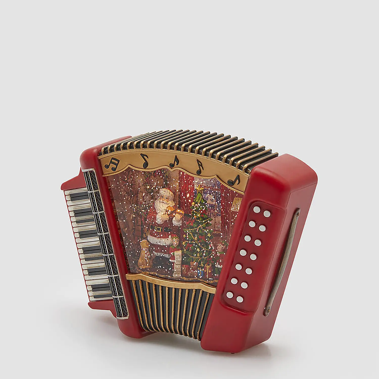 Decoro Natalizio Fisarmonica EDG con Musica, LED e Movimento H19 - scene e villaggi