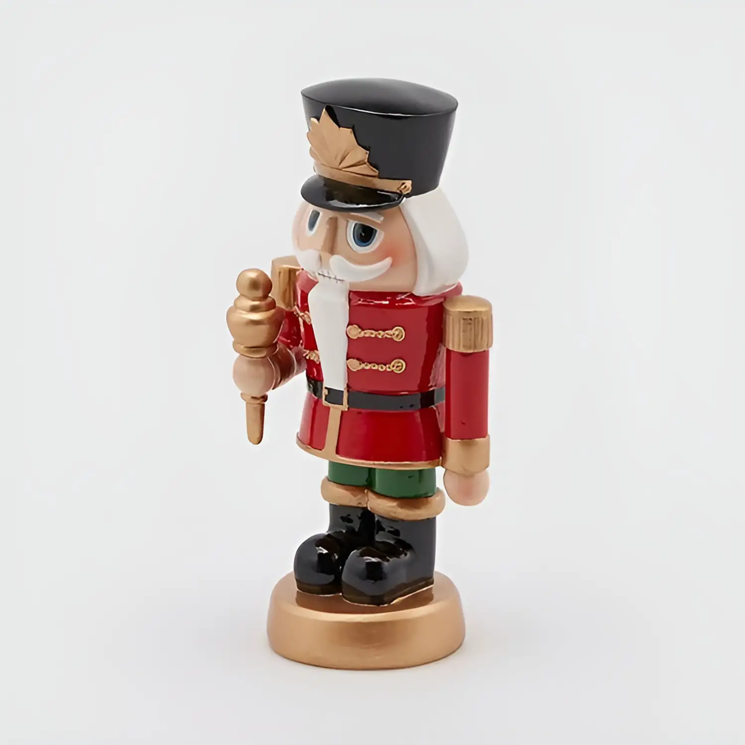 Soldatino Natalizio con Scettro 21cm Verde Rosso EDG Decorazione - addobbi casa