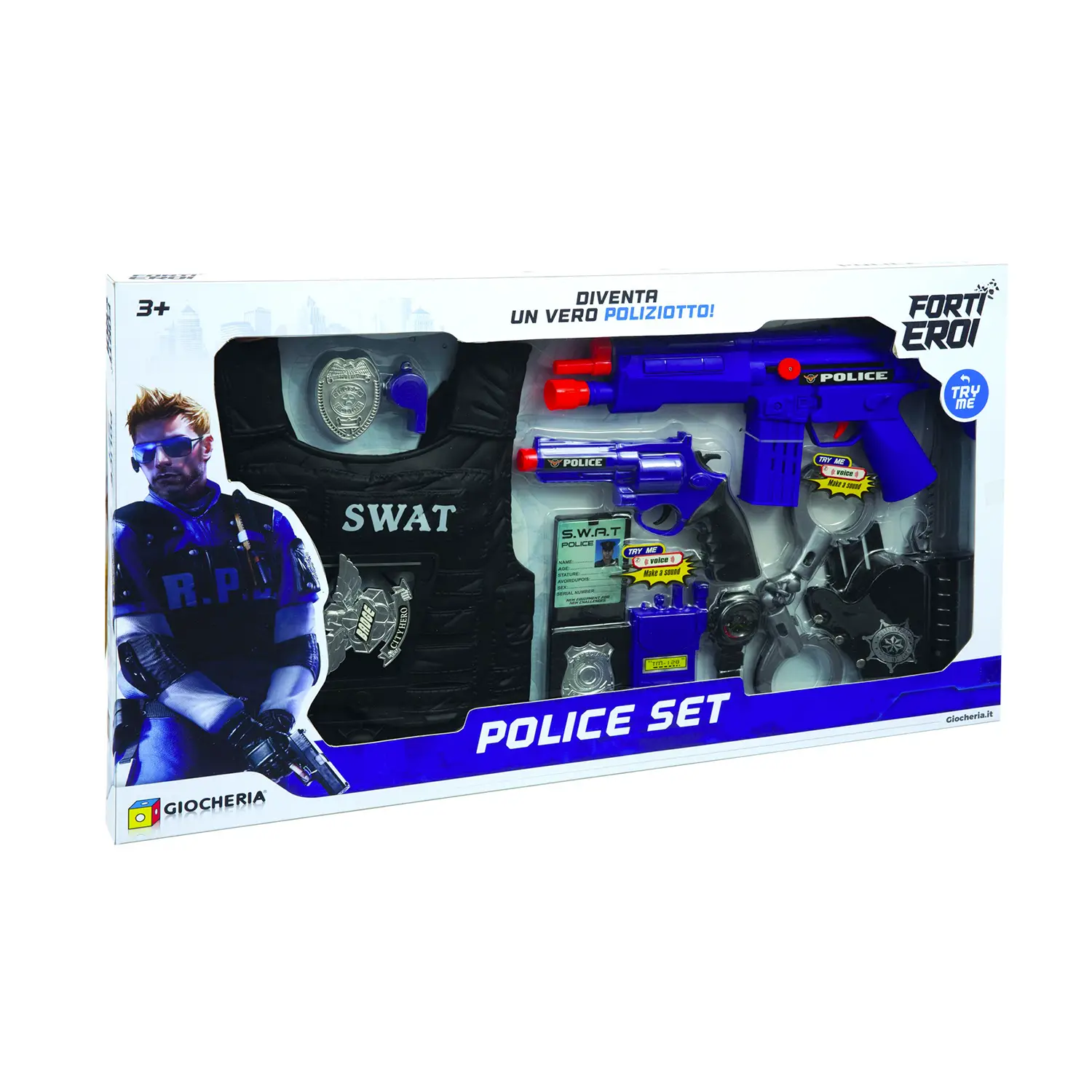 Forti Eroi Set Travestimento Polizia - action figures ed accessori