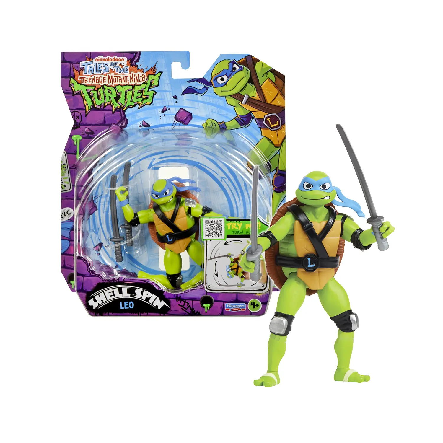 Turtles Tmnt Shell Spin Personaggi Assortiti - action figures ed accessori