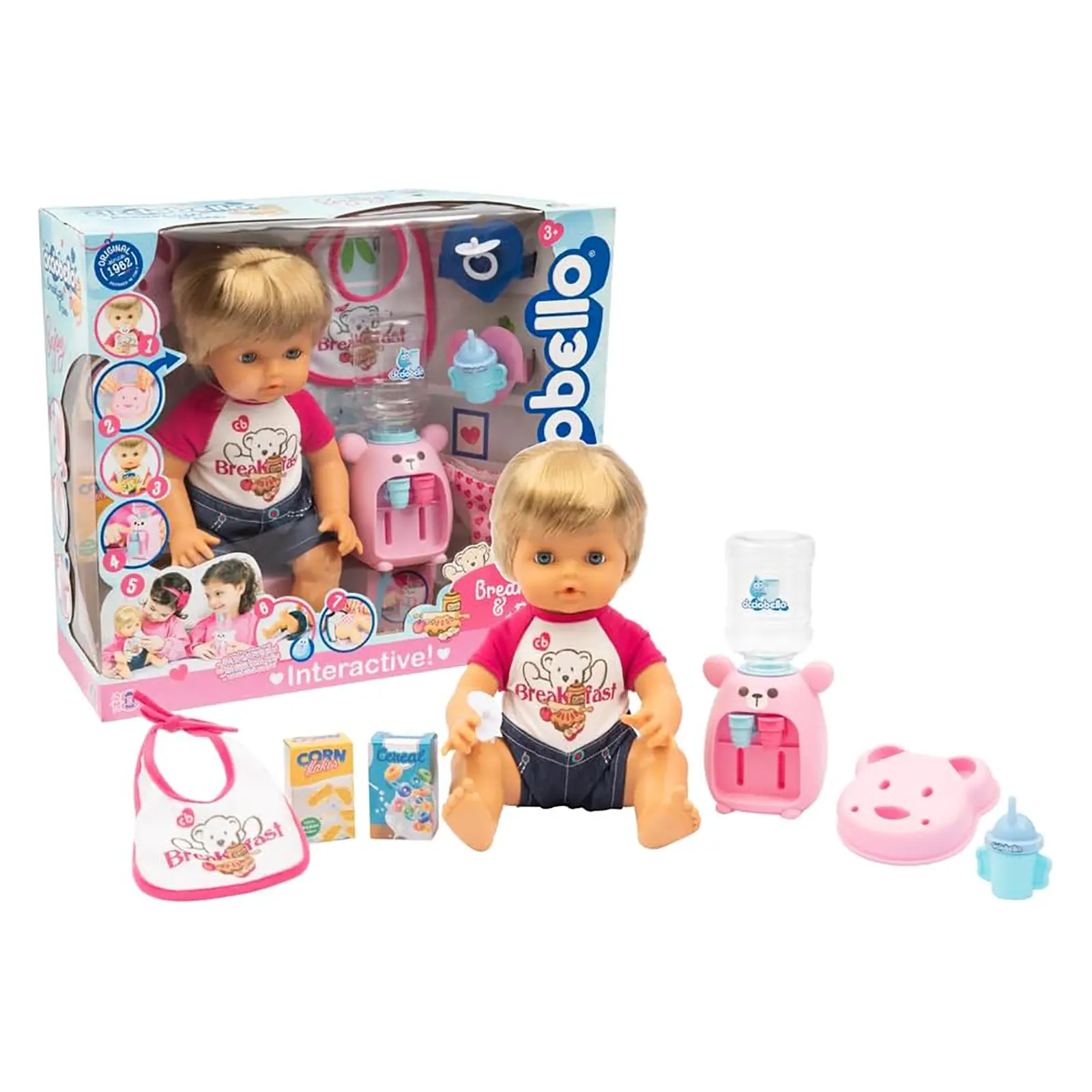 Cicciobello Breakfast & Pee - Bambolotto Interattivo - Bambole e accessori