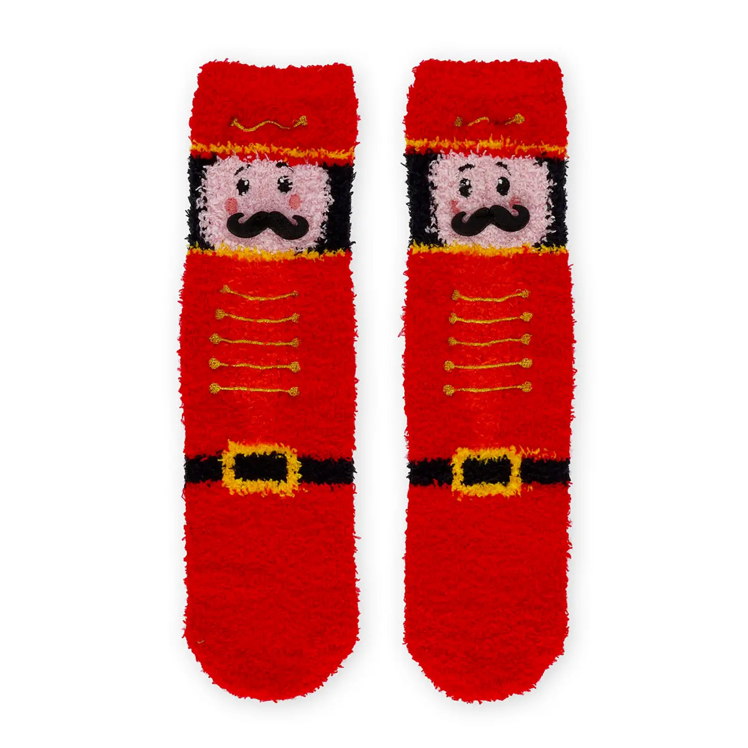Calzini Divertenti Schiaccianoci Lavley | Unisex Con Scritta "Lass Cracken" Sulla Suola | Calze Natale Regalo Originale