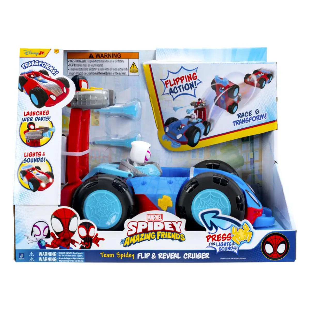 Spidey Veicolo Ribaltabile - action figures ed accessori