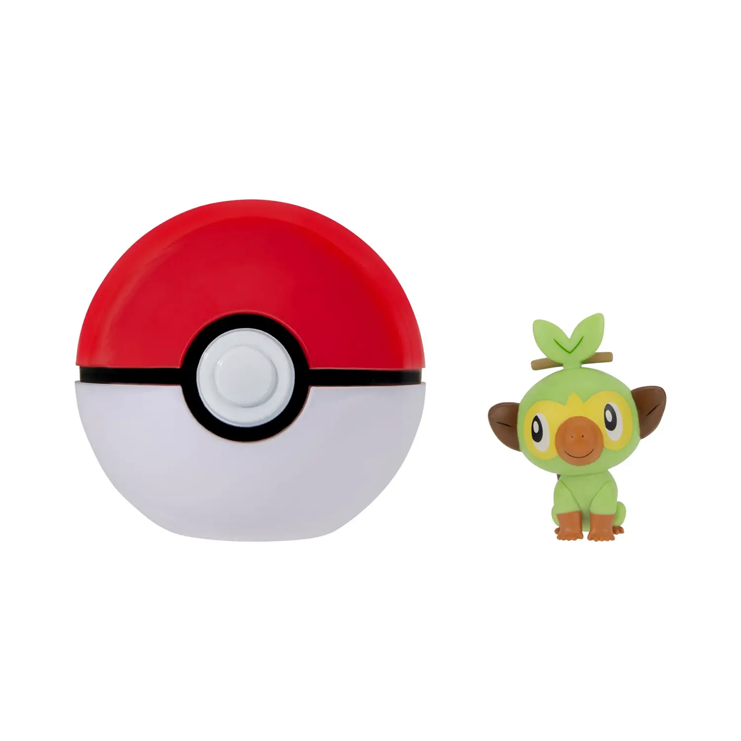 Pokemon Clip N Go: Grookey Con Poke Ball - action figures ed accessori