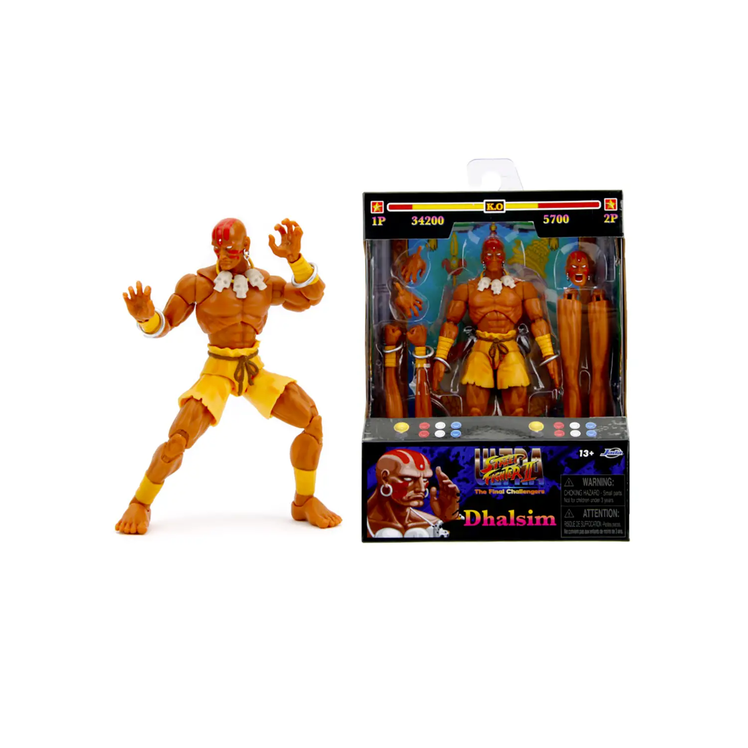 Street Fighter II Dhalsim Personaggio 15 Cm - action figures ed accessori
