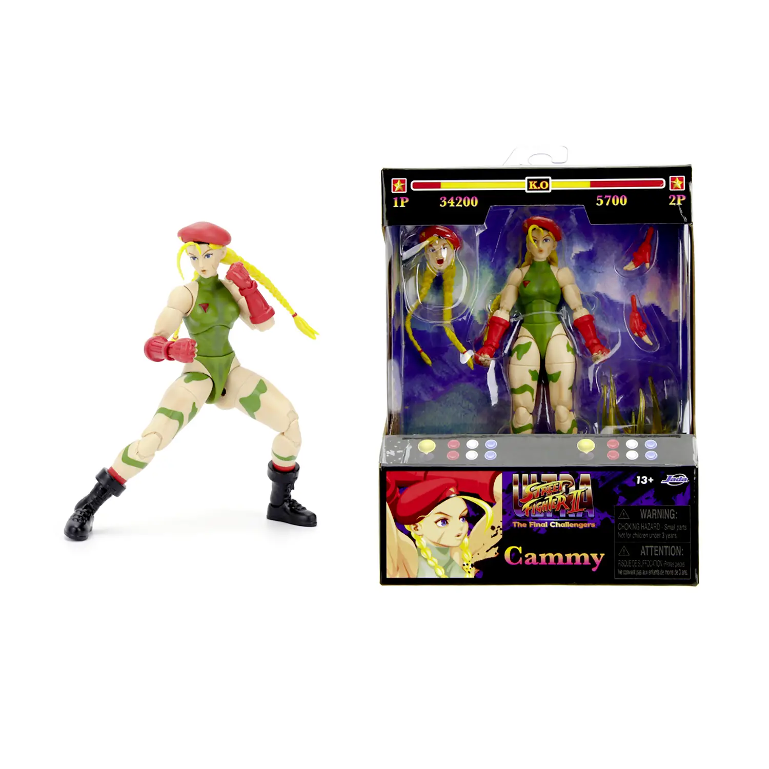 Street Fighter II Cammy Personaggio 15 Cm - action figures ed accessori