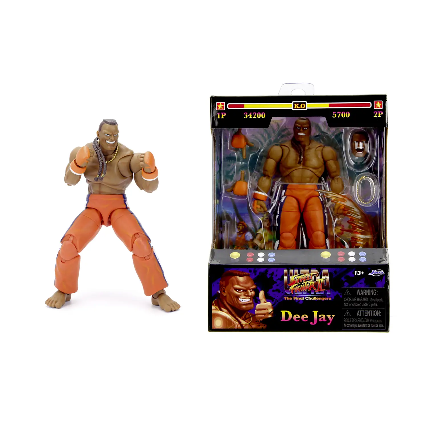 Street Fighter II Dee Jay Personaggio 15 Cm - action figures ed accessori