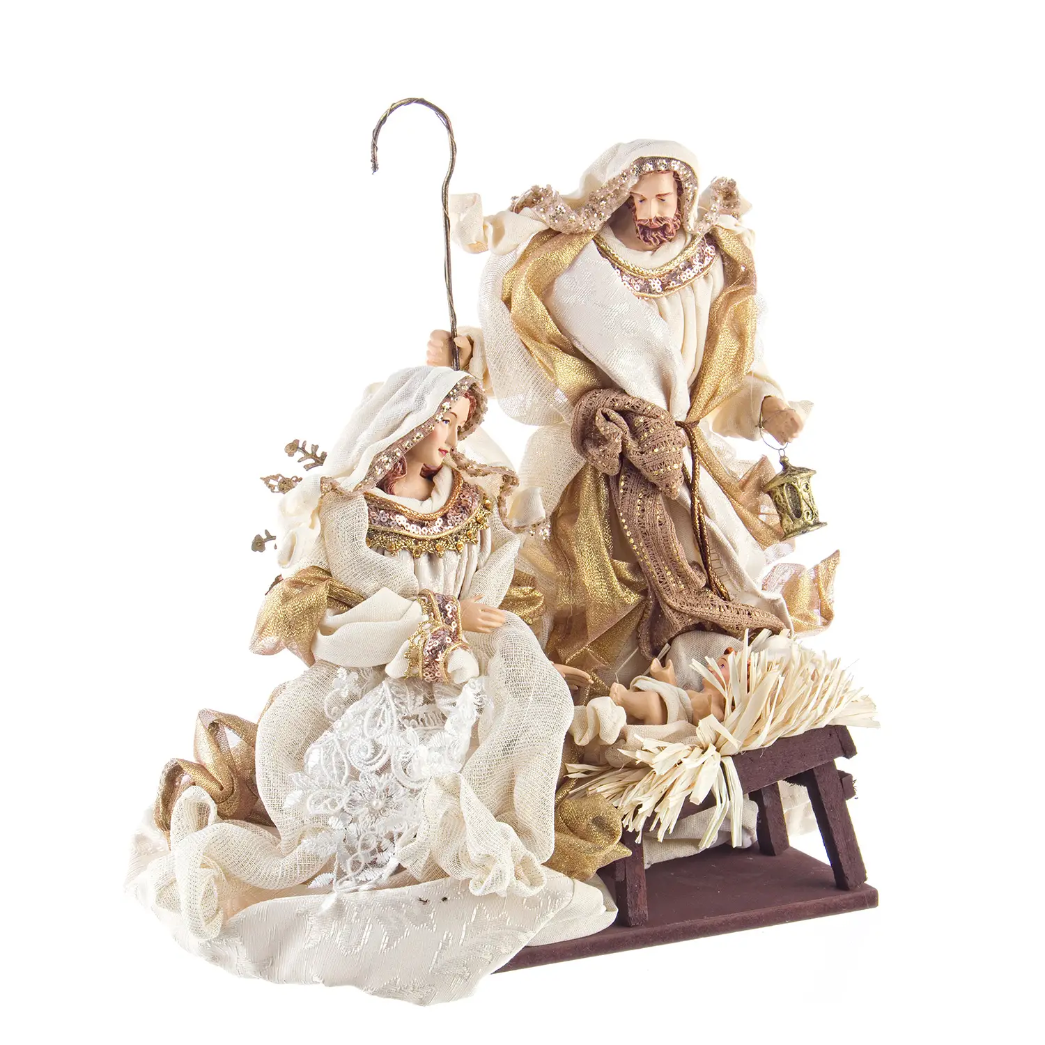 Sacra Famiglia Fastosa Champagne Natale - presepi