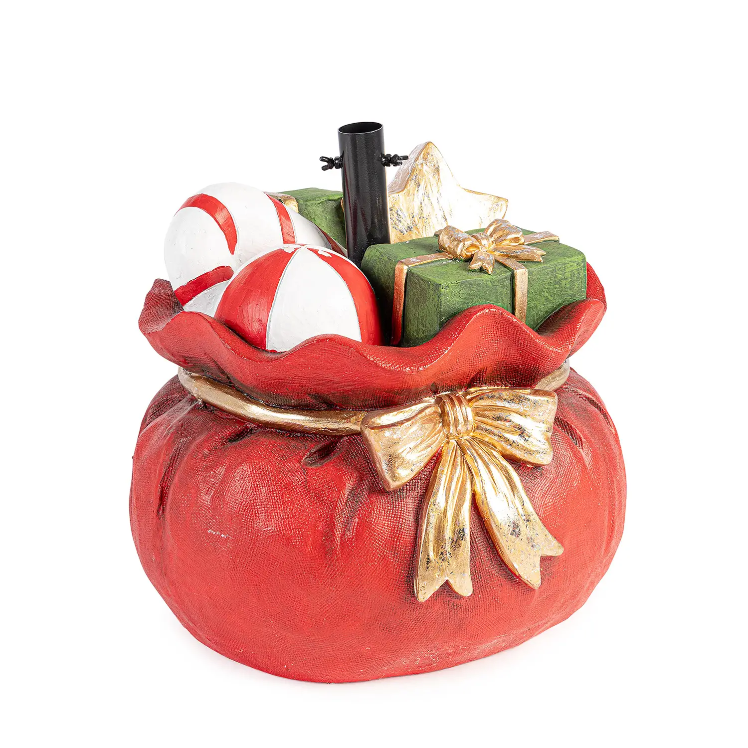 Base Albero di Natale Gift Bag Rosso D44x38,5h - basi albero