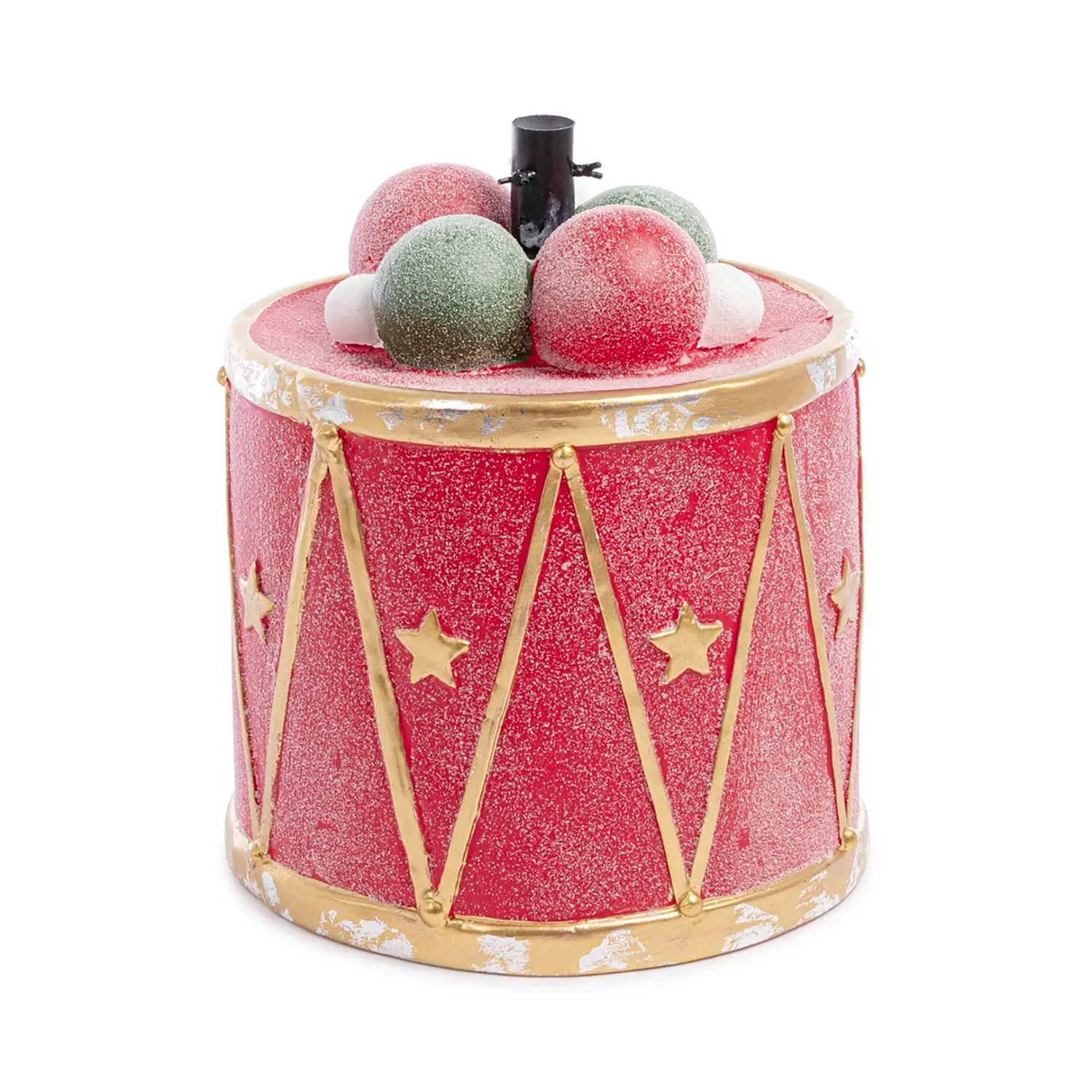 Base Albero Annold Natale 40x46,8 Tamburo Rosso - basi albero