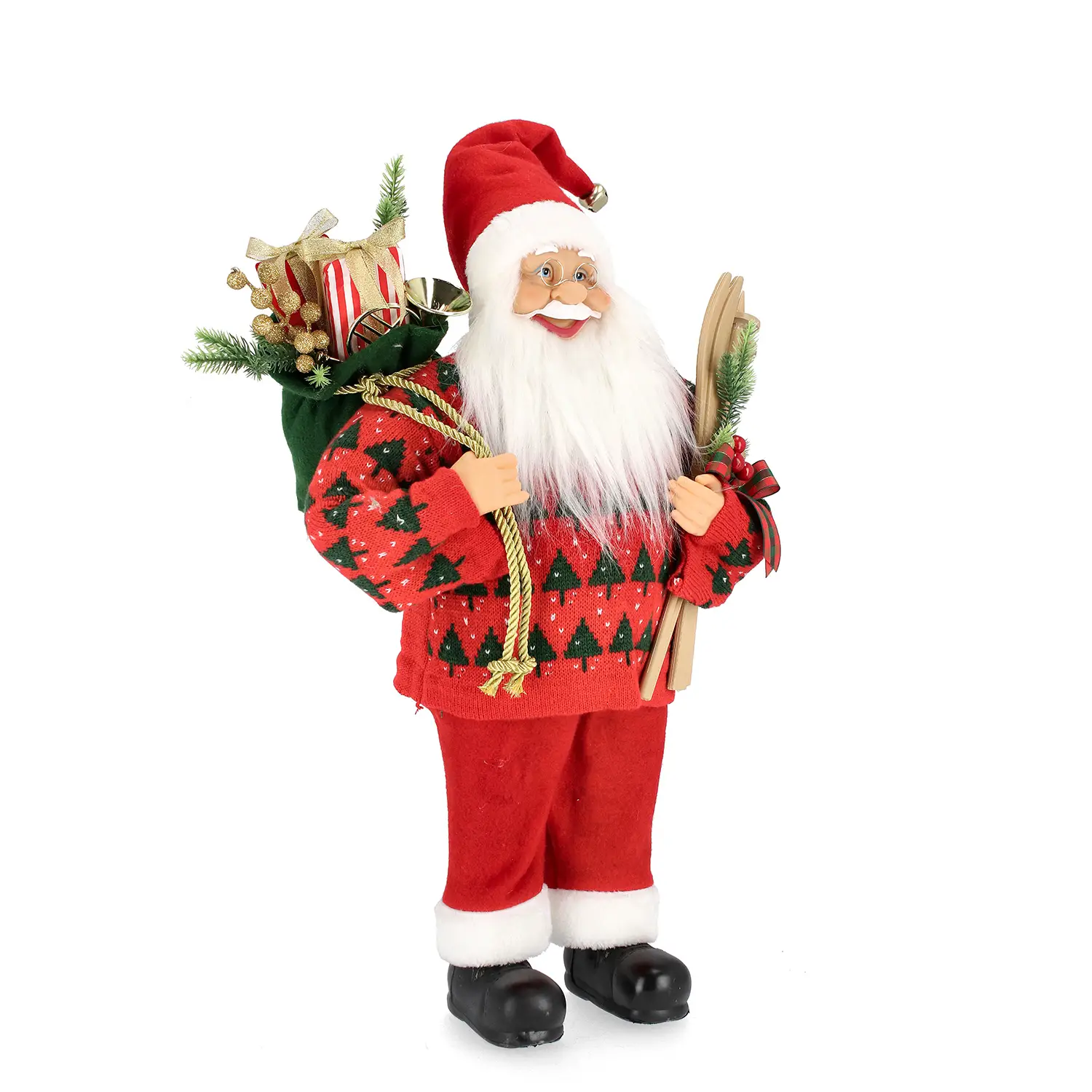 Babbo Natale Lorick Stand Rosso Large - addobbi casa