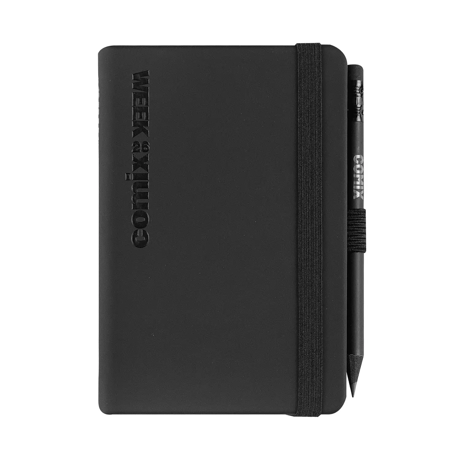Agenda Comix 2026 Pocket Week Black – 12 Mesi Settimanale con Matita Inclusa - agende
