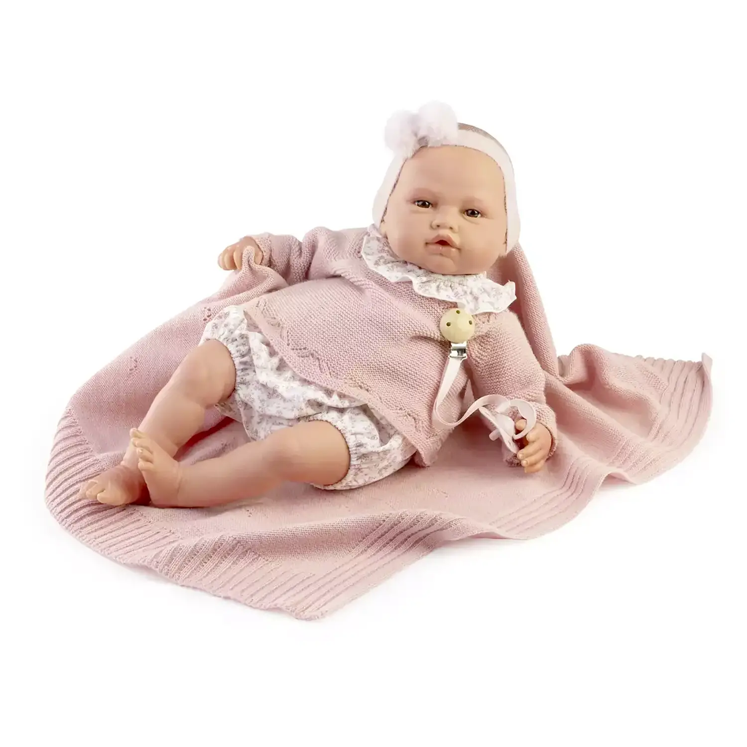 Bambola Baby Love Reborn Con Completo In Maglia - Bambole e accessori