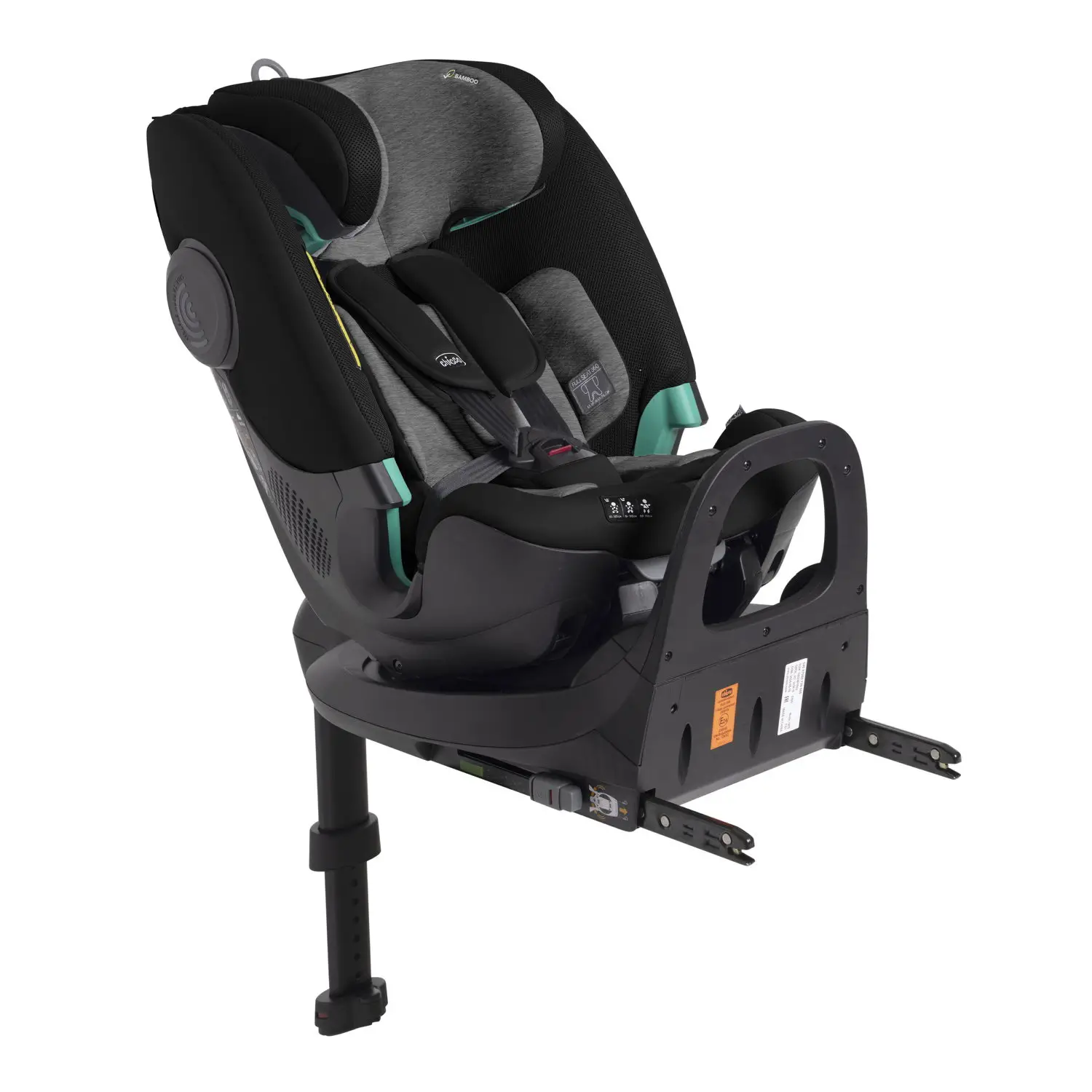 Seggiolino Chicco Fullseat 360 i-Size con Base Black 61-150cm - bambini 61-150 cm (4m-12 anni)