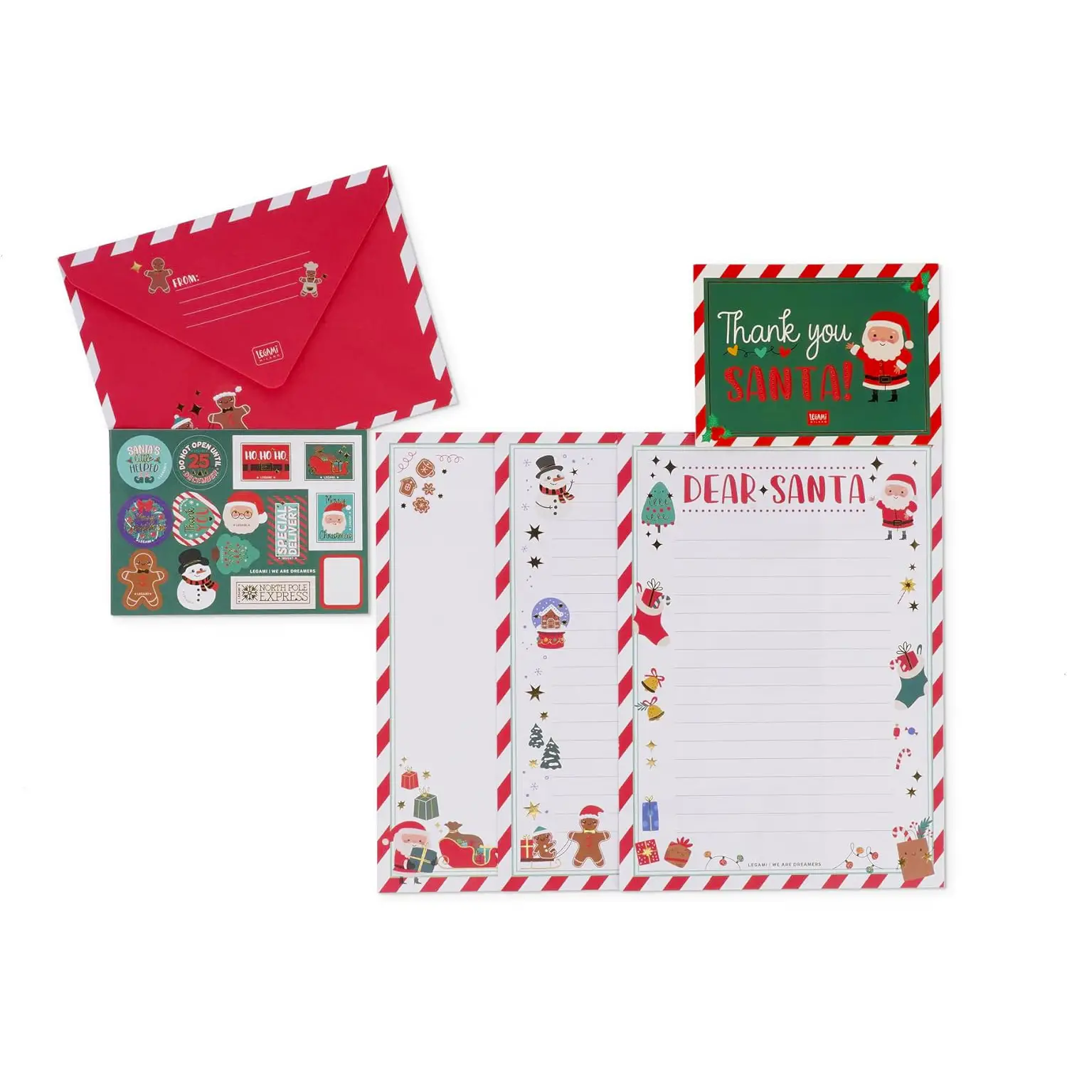 Legami - Kit Per Lettera A Babbo Natale - Applicazioni e decori