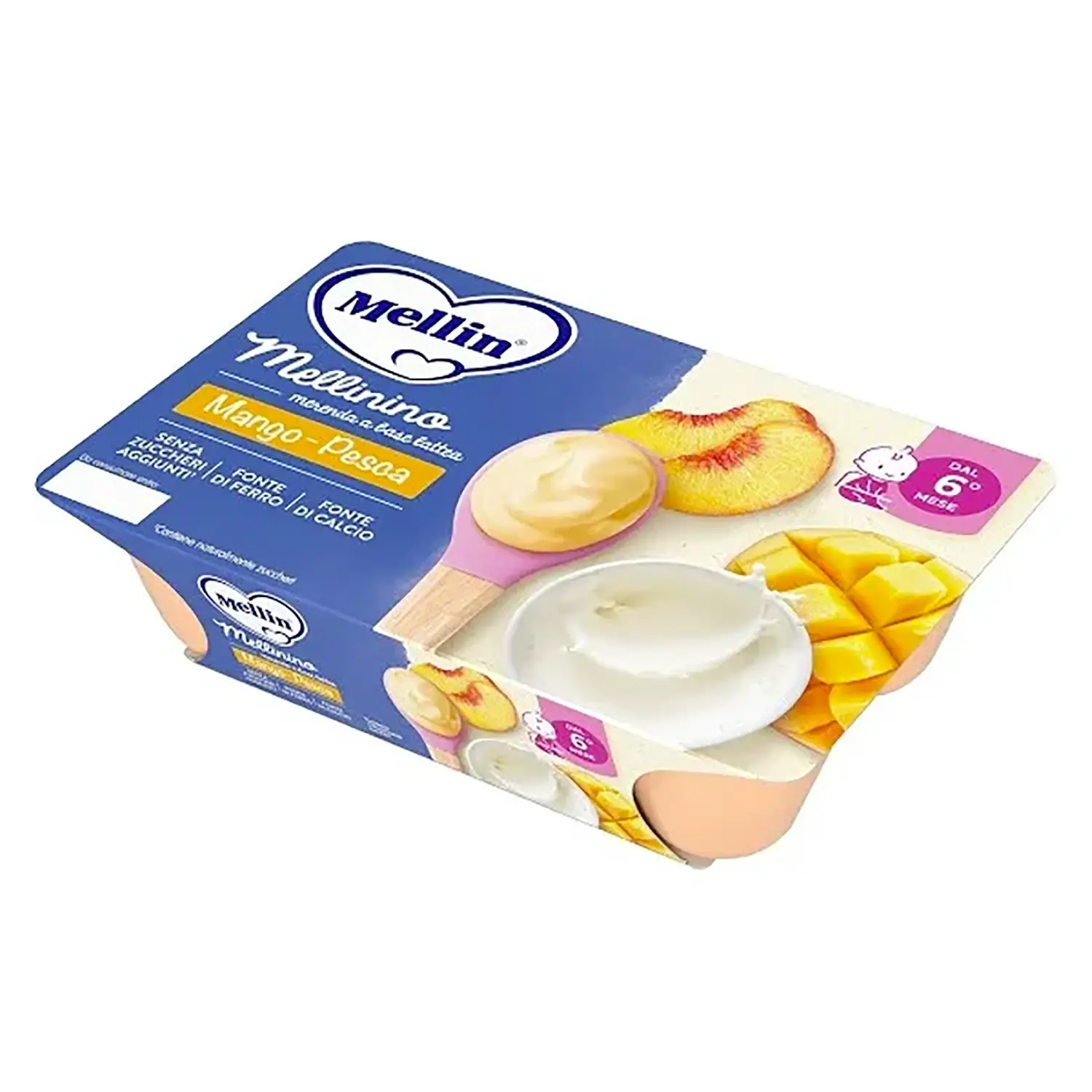 Mellinino Gr 55X6 Mango Pesca - merende