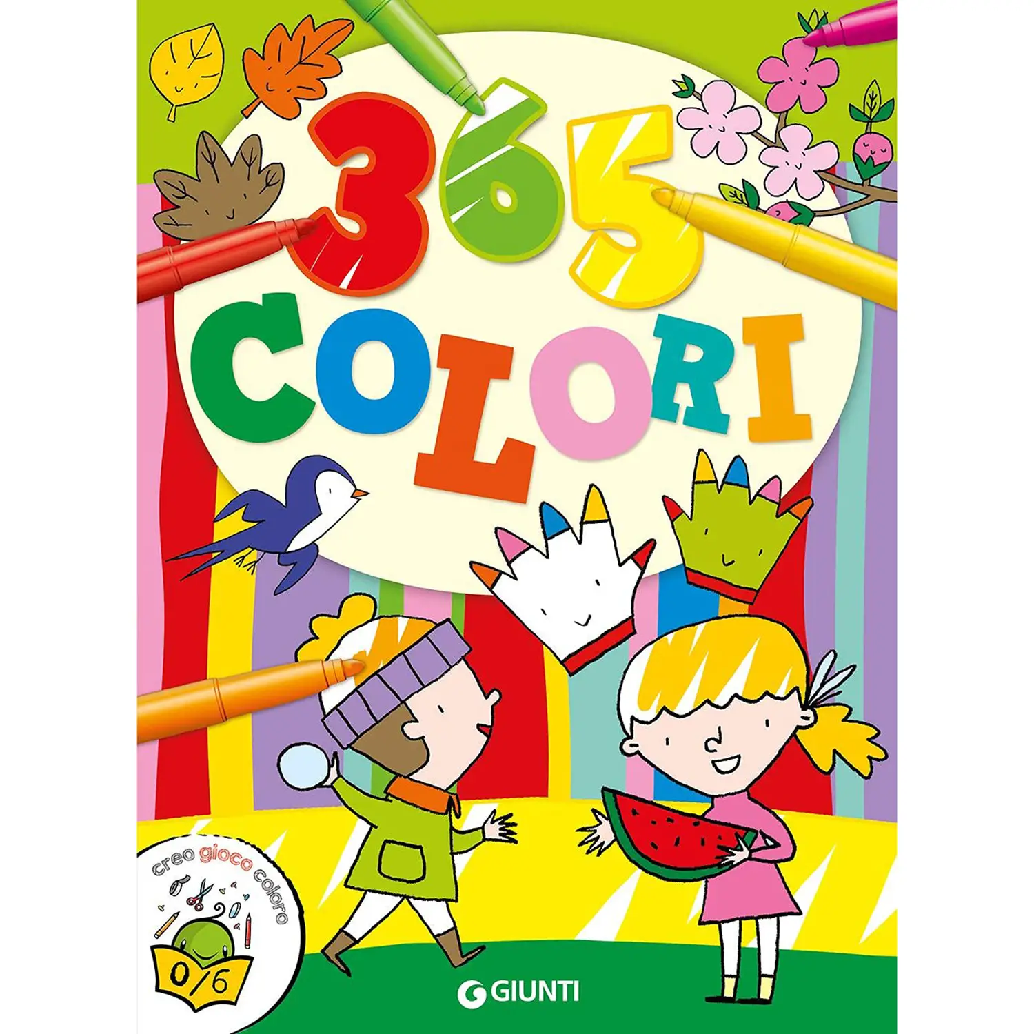 Libro 365 Colori - Giochi e Attività Educative Bambini - Prima biblioteca