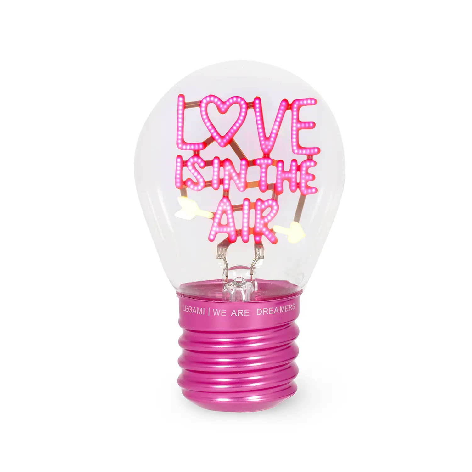 Legami - Lampada Da Tavolo A Forma Di Lampadina Love Is In The Air - regalo e gadget valigeria