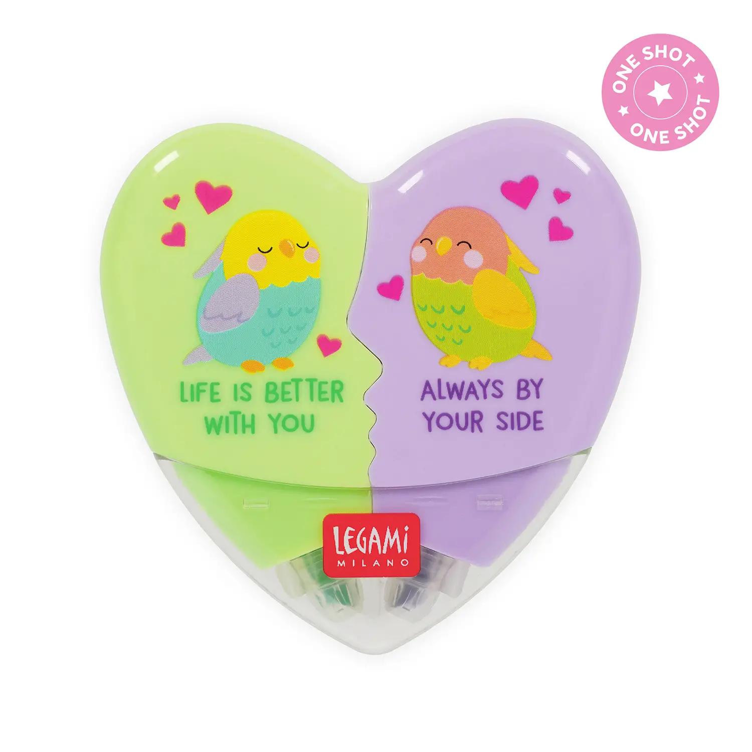 Legami - Heartlighter Evidenziatore 2 In 1 Love Birds - regalo e gadget valigeria