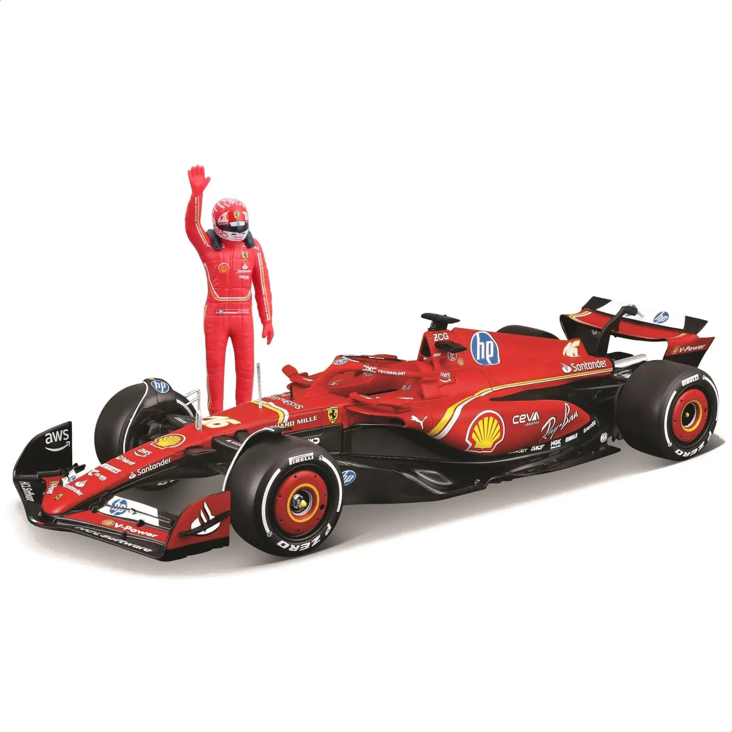 F1 Ferrari SF-24 #16 Leclerc with Driver