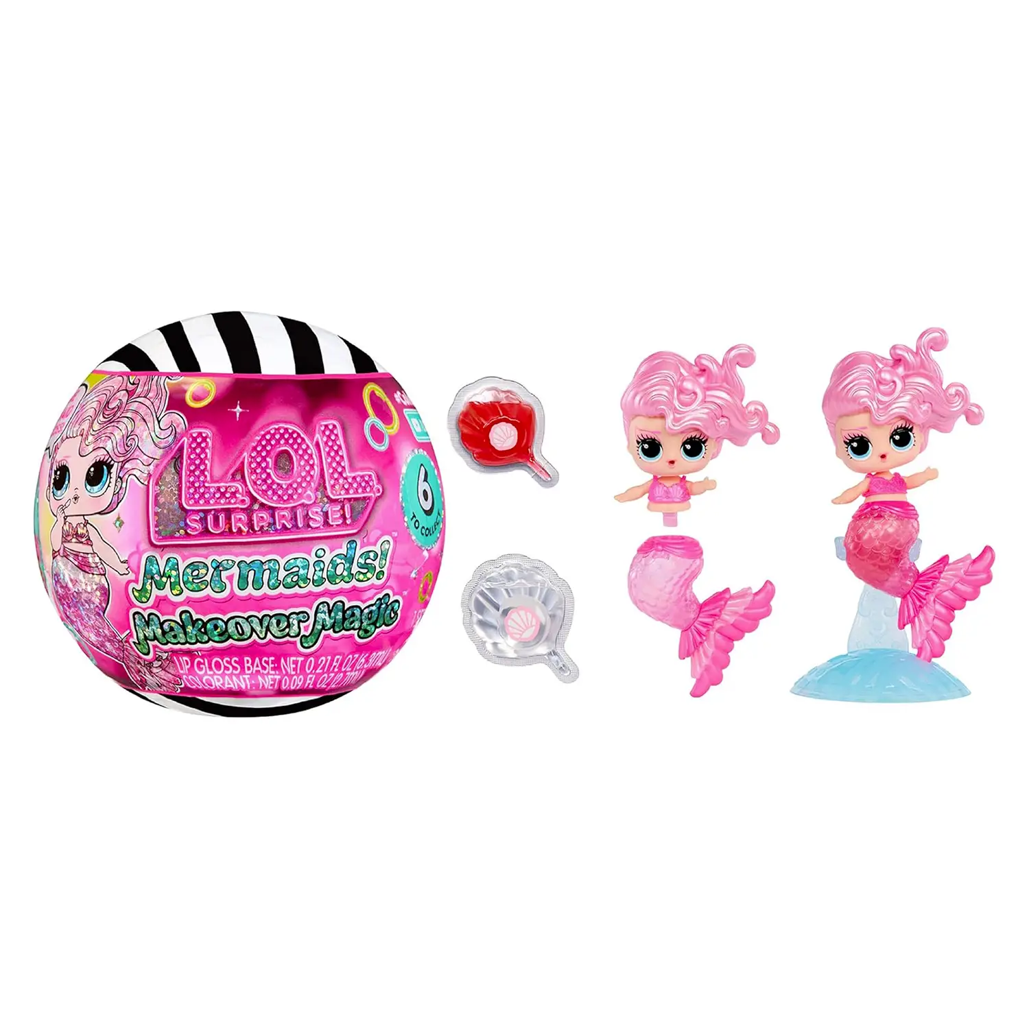 L.O.L Surprise Mermaids Makeover Magic Tots Con Lucidalabbra - collezionabili bambina